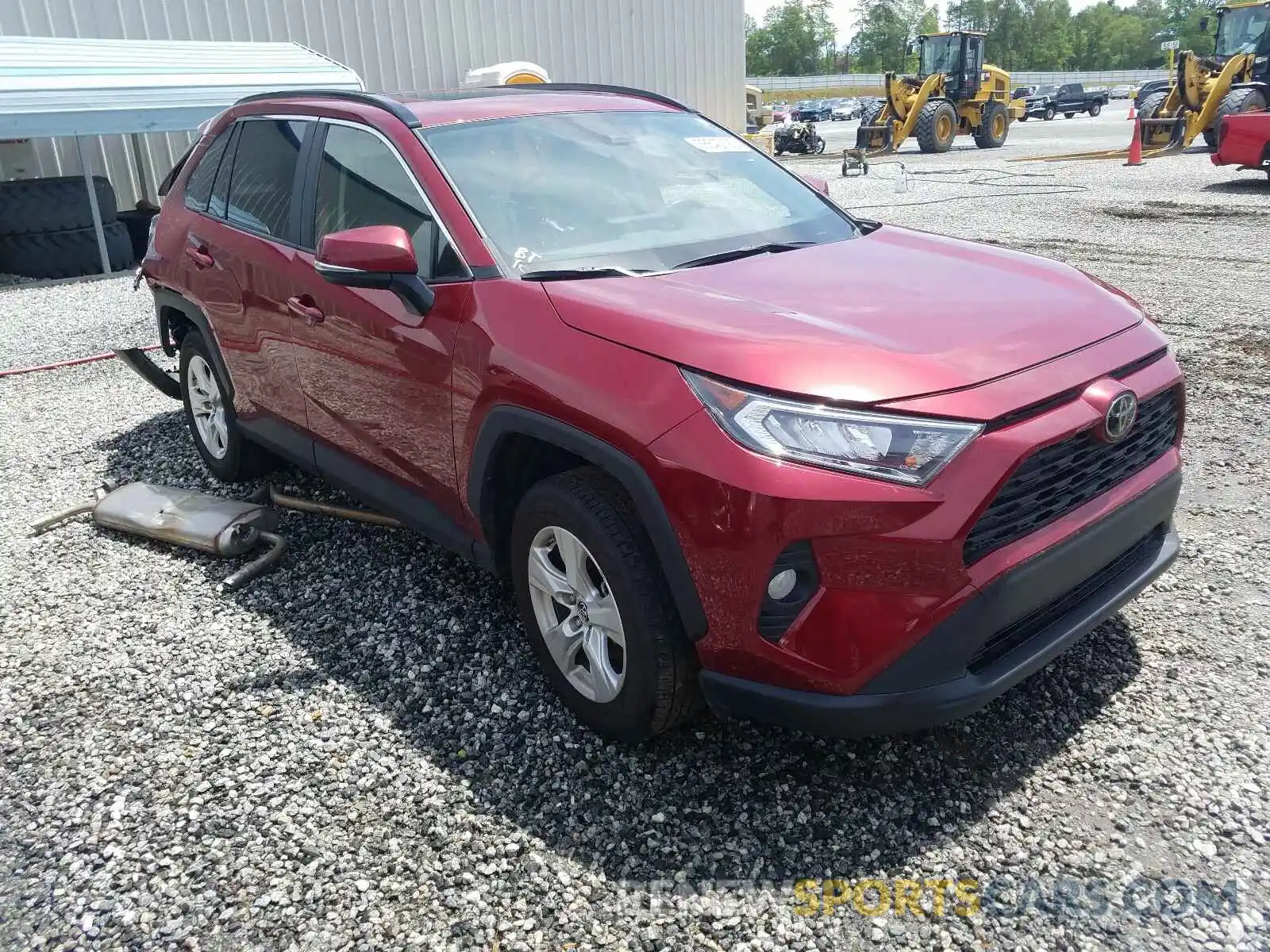 1 Photograph of a damaged car JTMW1RFV3KD507923 TOYOTA RAV4 2019