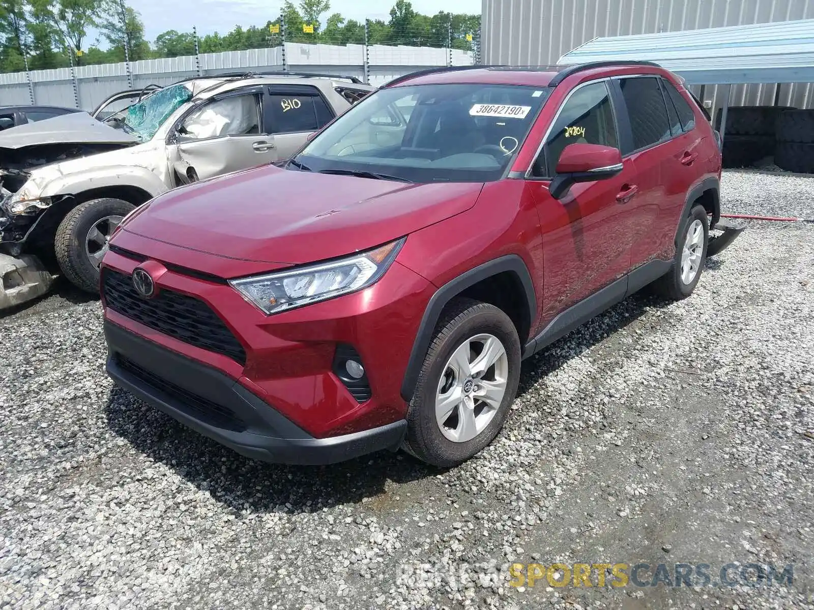 2 Фотография поврежденного автомобиля JTMW1RFV3KD507923 TOYOTA RAV4 2019