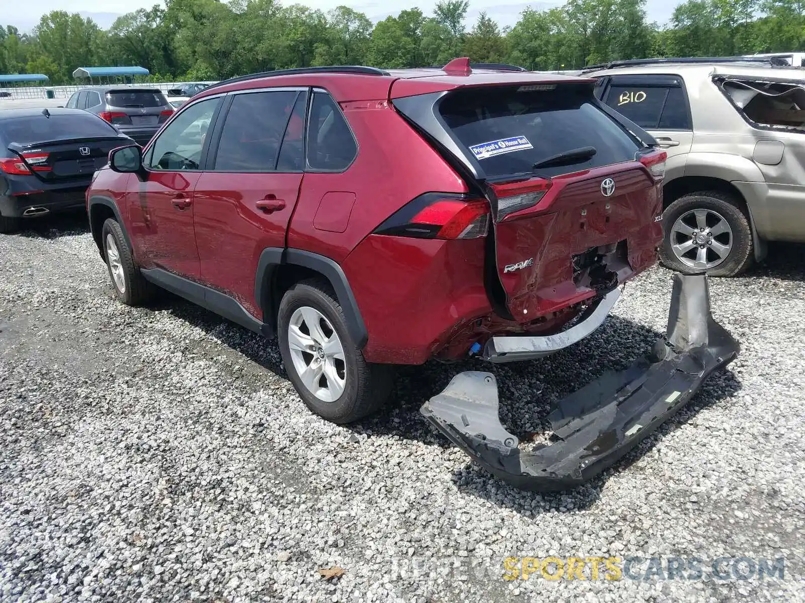 3 Photograph of a damaged car JTMW1RFV3KD507923 TOYOTA RAV4 2019