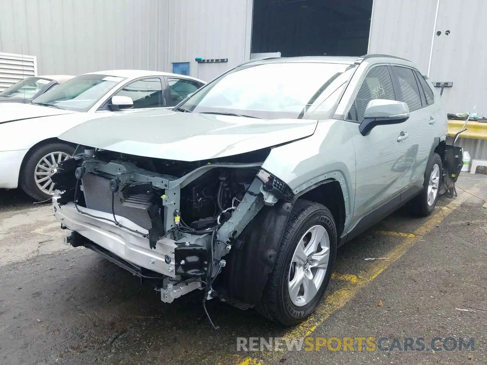 2 Photograph of a damaged car JTMW1RFV3KD509302 TOYOTA RAV4 2019