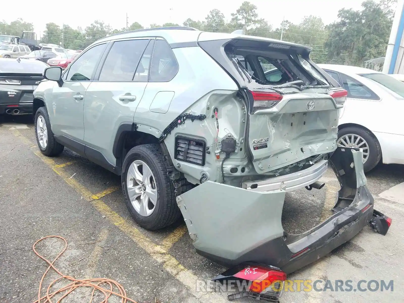 3 Photograph of a damaged car JTMW1RFV3KD509302 TOYOTA RAV4 2019