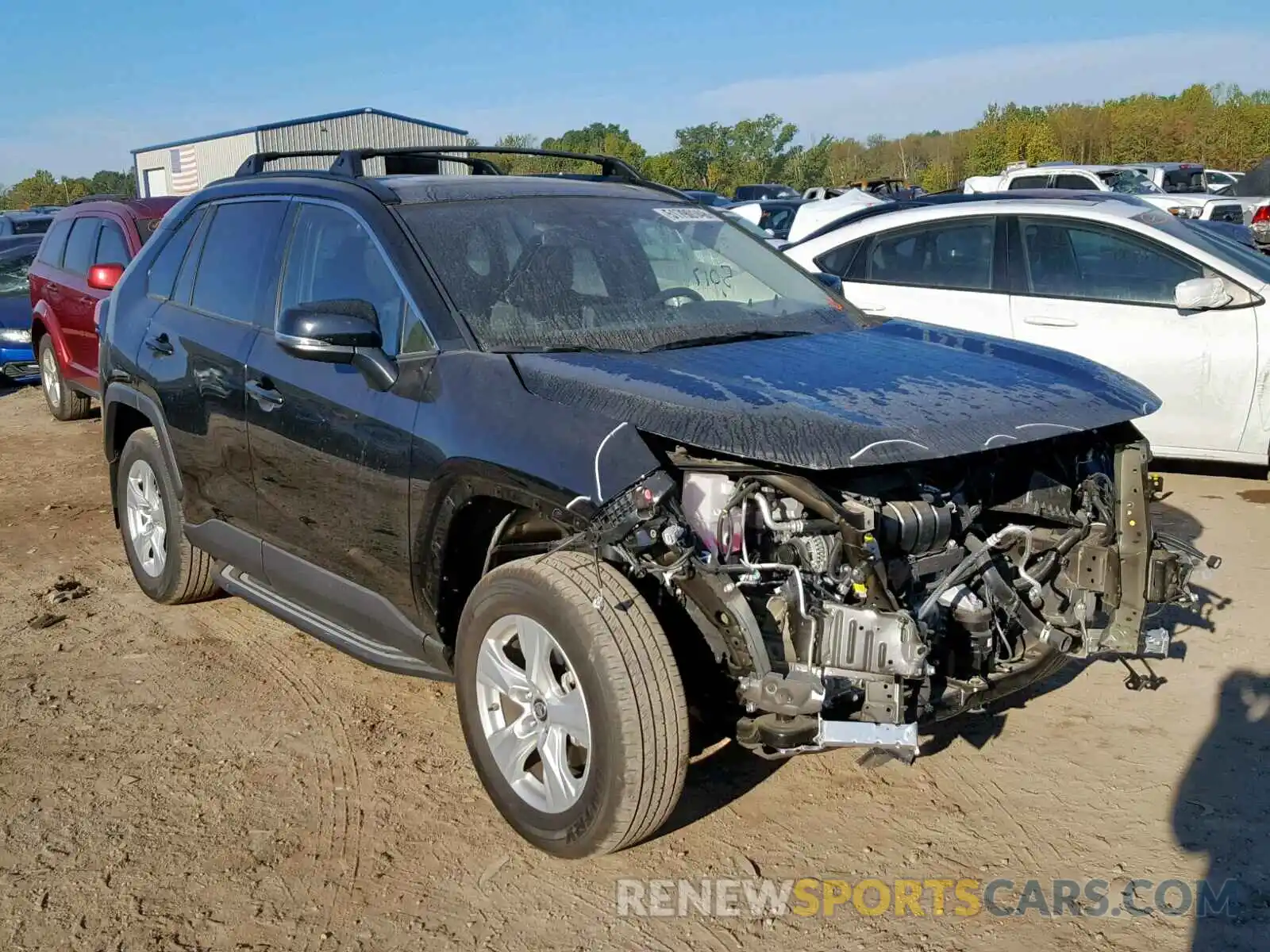 1 Photograph of a damaged car JTMW1RFV3KD509414 TOYOTA RAV4 2019