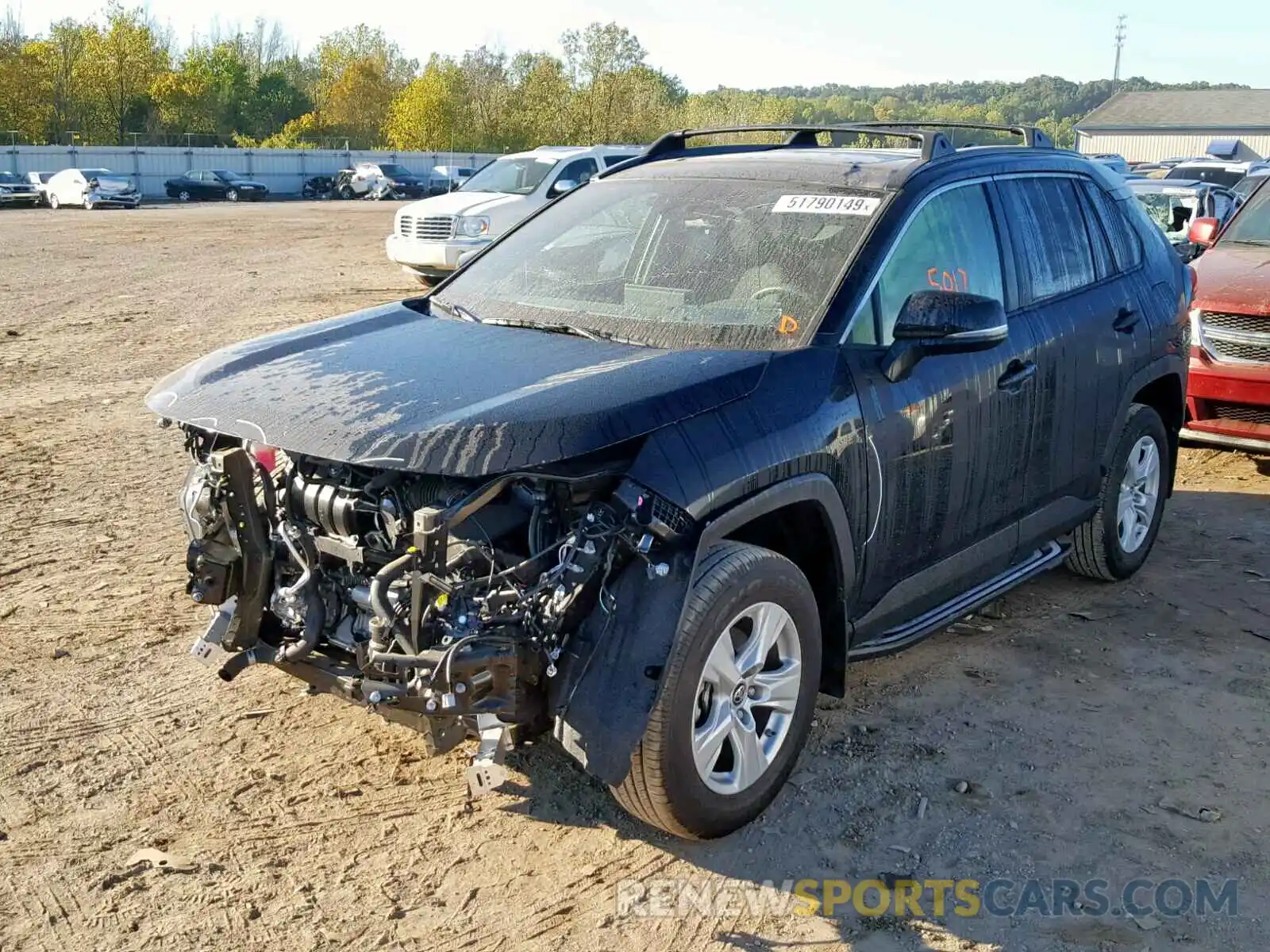 2 Photograph of a damaged car JTMW1RFV3KD509414 TOYOTA RAV4 2019