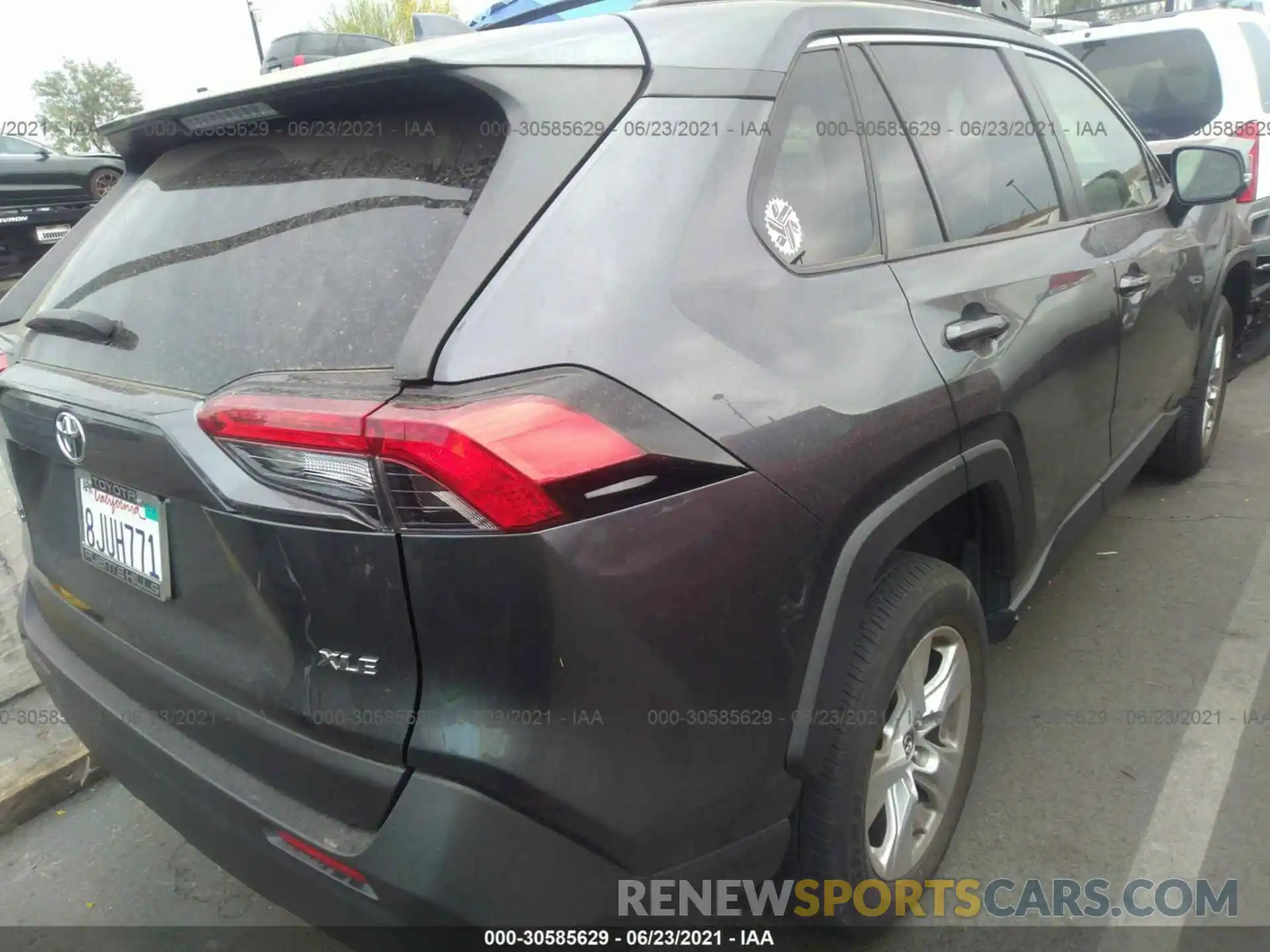 4 Фотография поврежденного автомобиля JTMW1RFV3KD510417 TOYOTA RAV4 2019