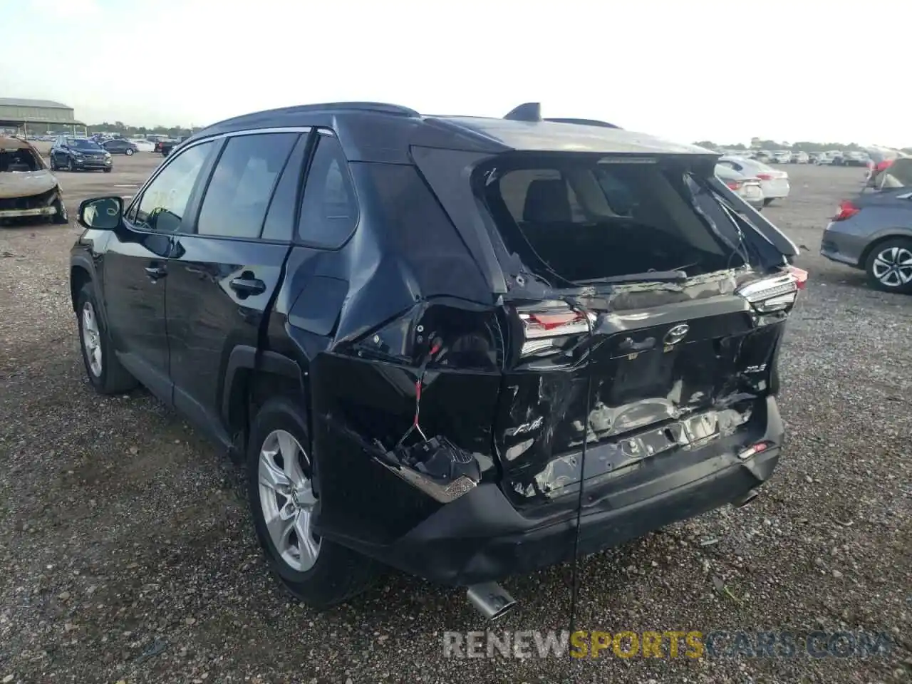 3 Photograph of a damaged car JTMW1RFV3KJ001347 TOYOTA RAV4 2019