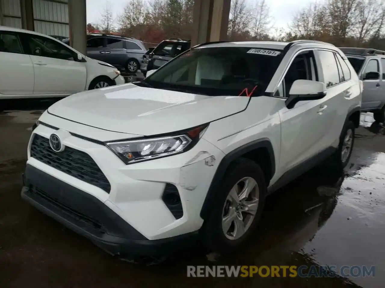 2 Фотография поврежденного автомобиля JTMW1RFV3KJ001641 TOYOTA RAV4 2019