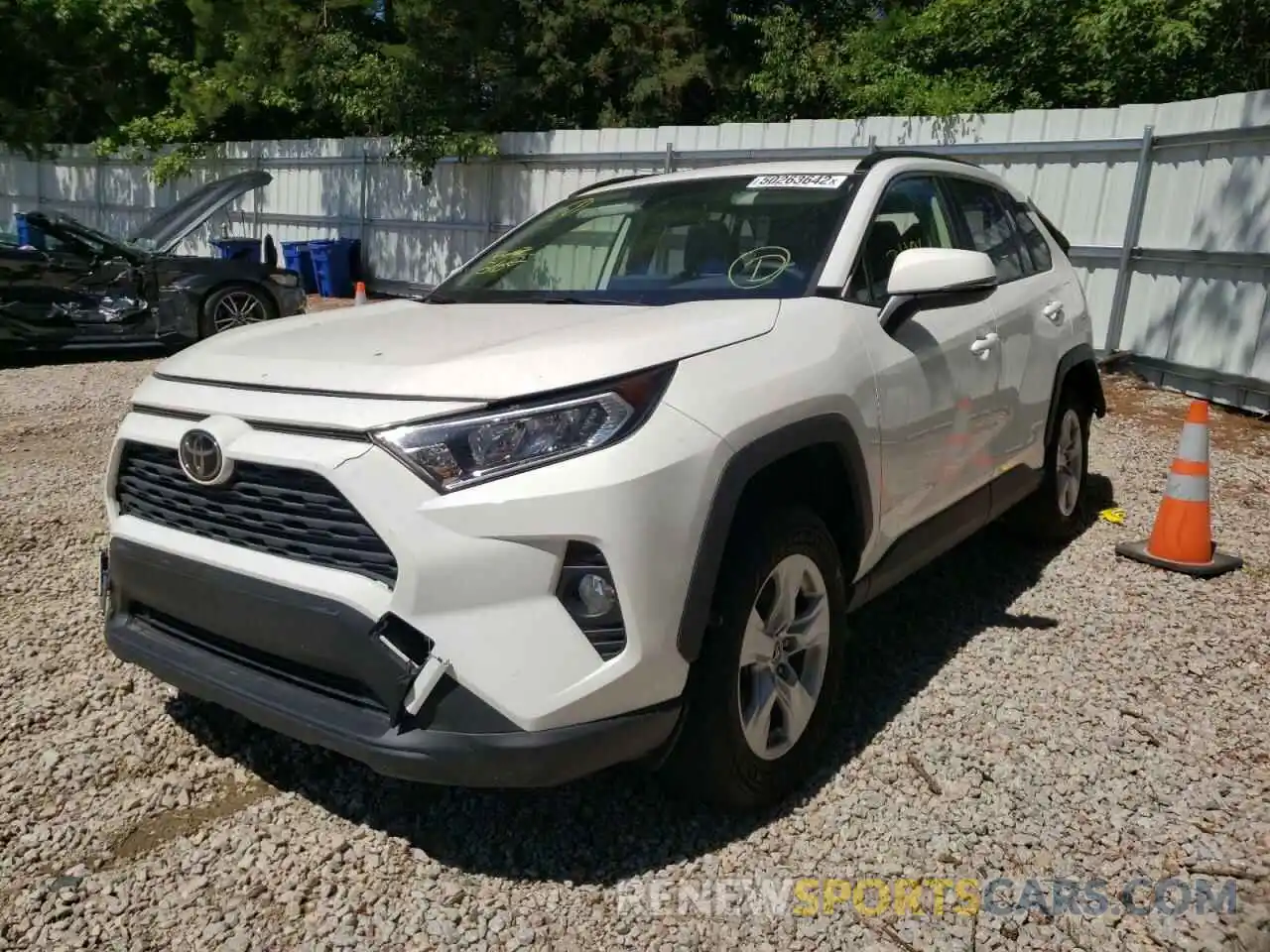 2 Photograph of a damaged car JTMW1RFV3KJ002708 TOYOTA RAV4 2019