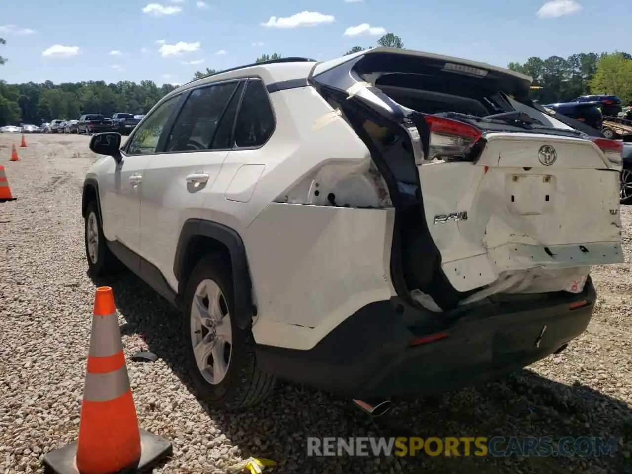 3 Photograph of a damaged car JTMW1RFV3KJ002708 TOYOTA RAV4 2019