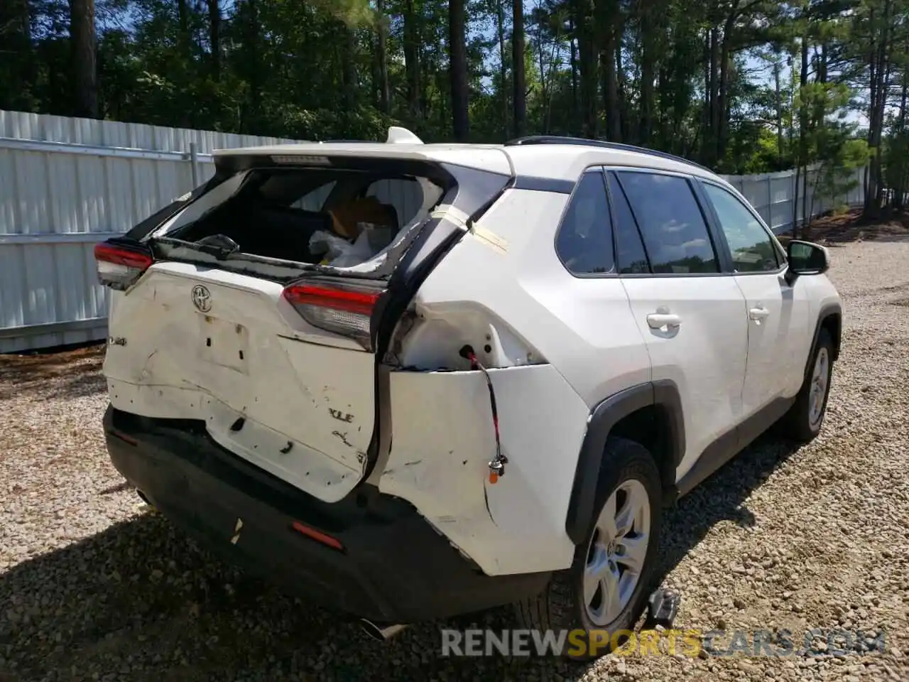 4 Photograph of a damaged car JTMW1RFV3KJ002708 TOYOTA RAV4 2019