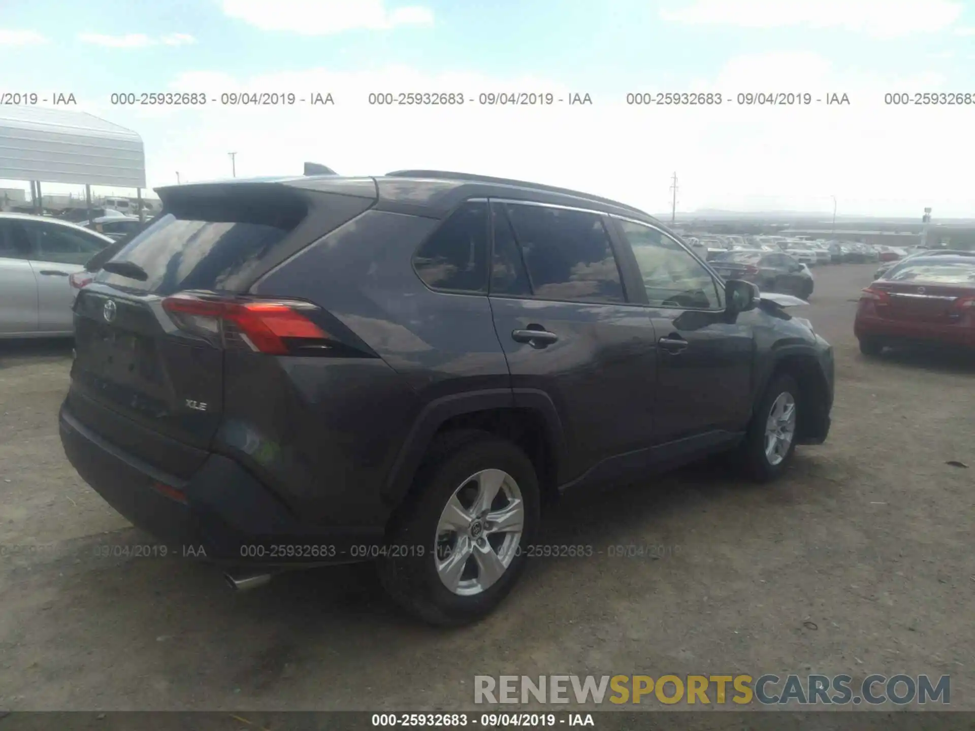 4 Photograph of a damaged car JTMW1RFV3KJ005771 TOYOTA RAV4 2019