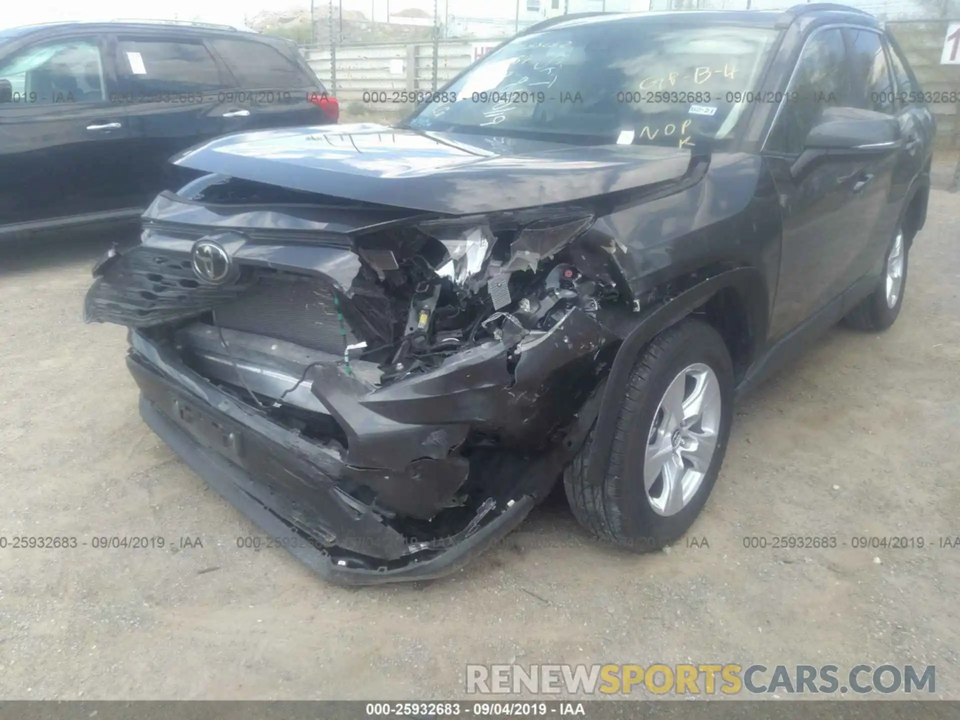 6 Photograph of a damaged car JTMW1RFV3KJ005771 TOYOTA RAV4 2019