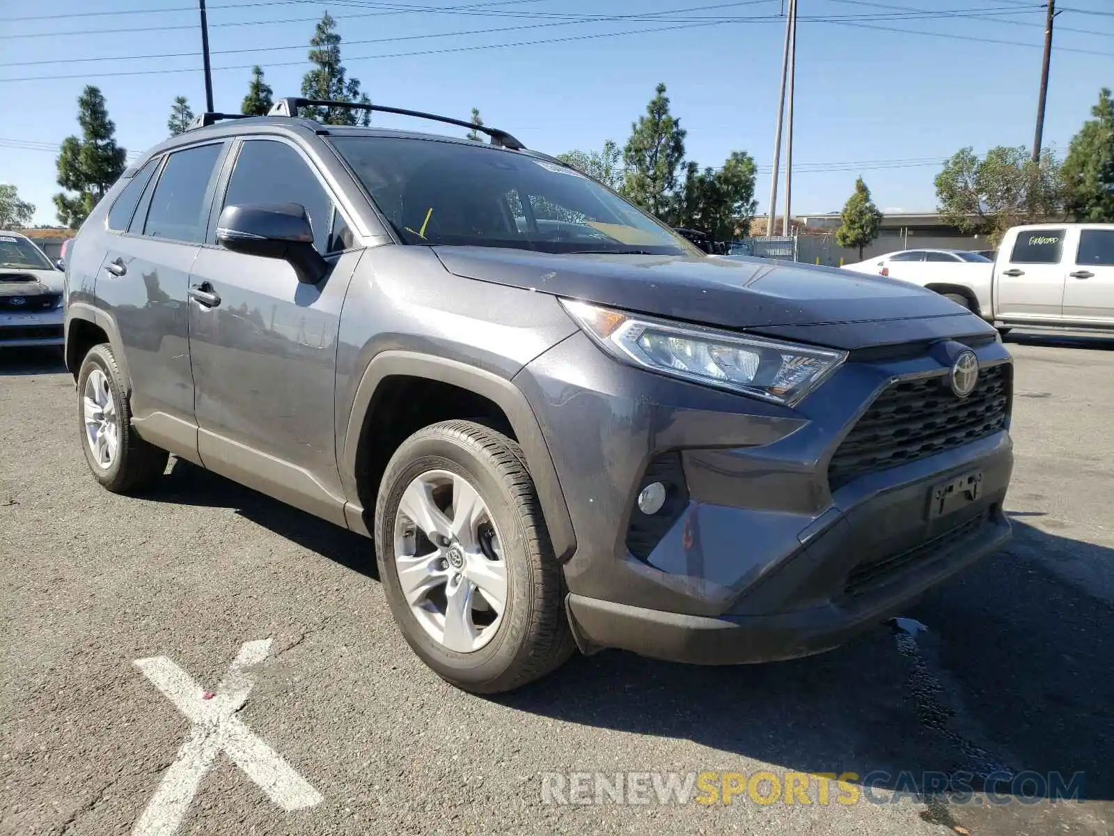 1 Photograph of a damaged car JTMW1RFV3KJ011571 TOYOTA RAV4 2019