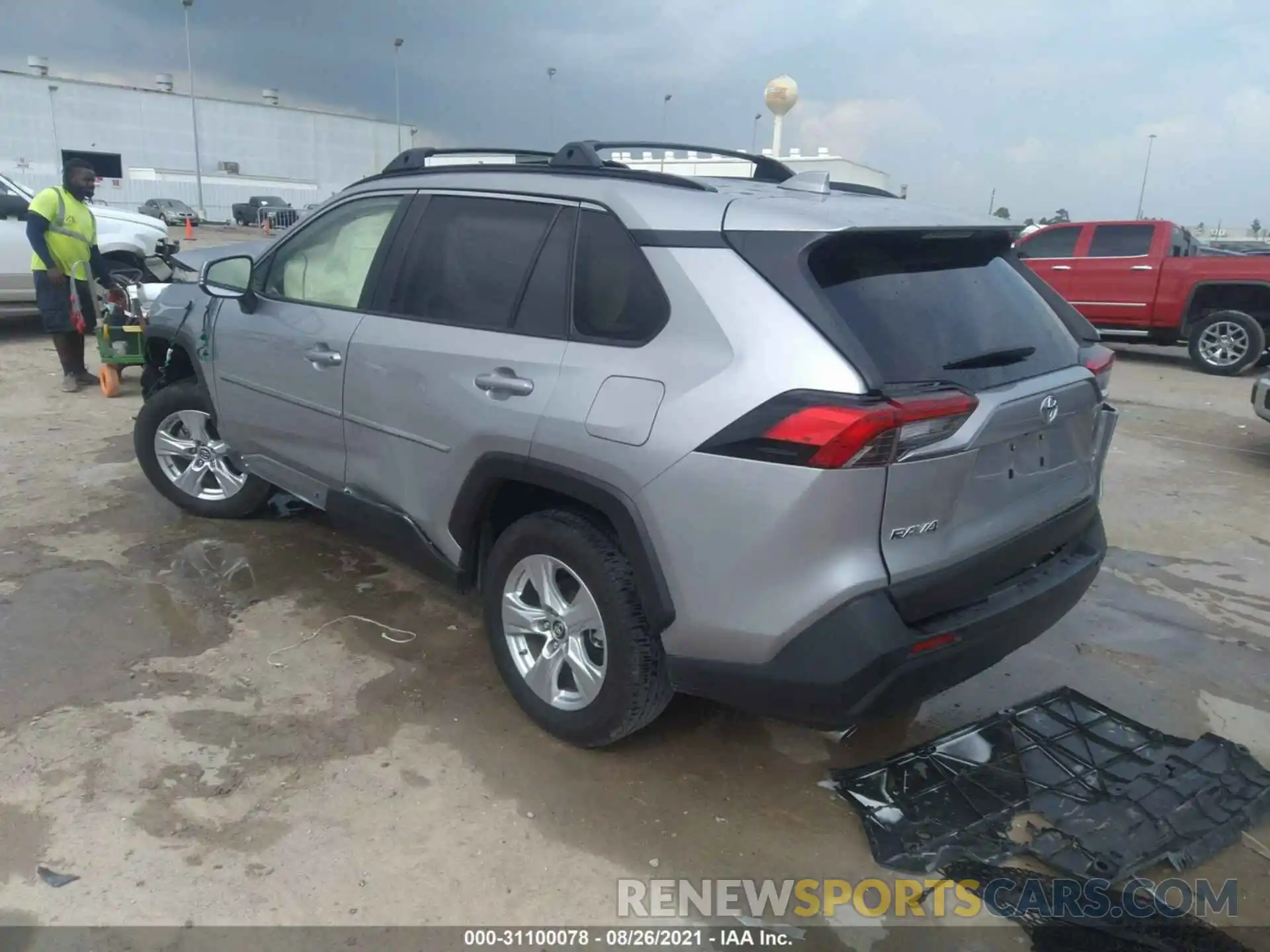 3 Фотография поврежденного автомобиля JTMW1RFV3KJ011991 TOYOTA RAV4 2019