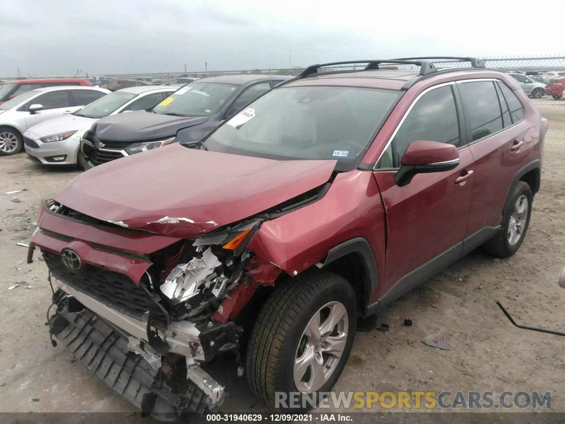 2 Фотография поврежденного автомобиля JTMW1RFV3KJ014504 TOYOTA RAV4 2019