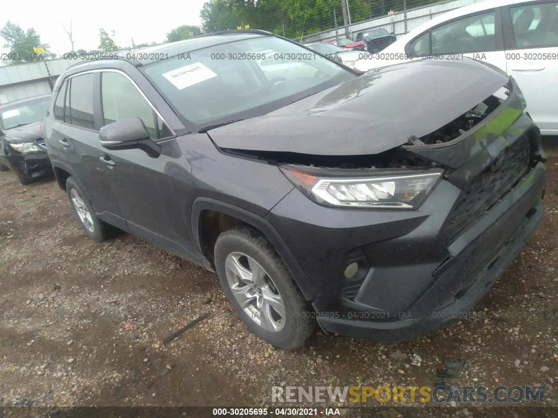 1 Photograph of a damaged car JTMW1RFV4KD003543 TOYOTA RAV4 2019