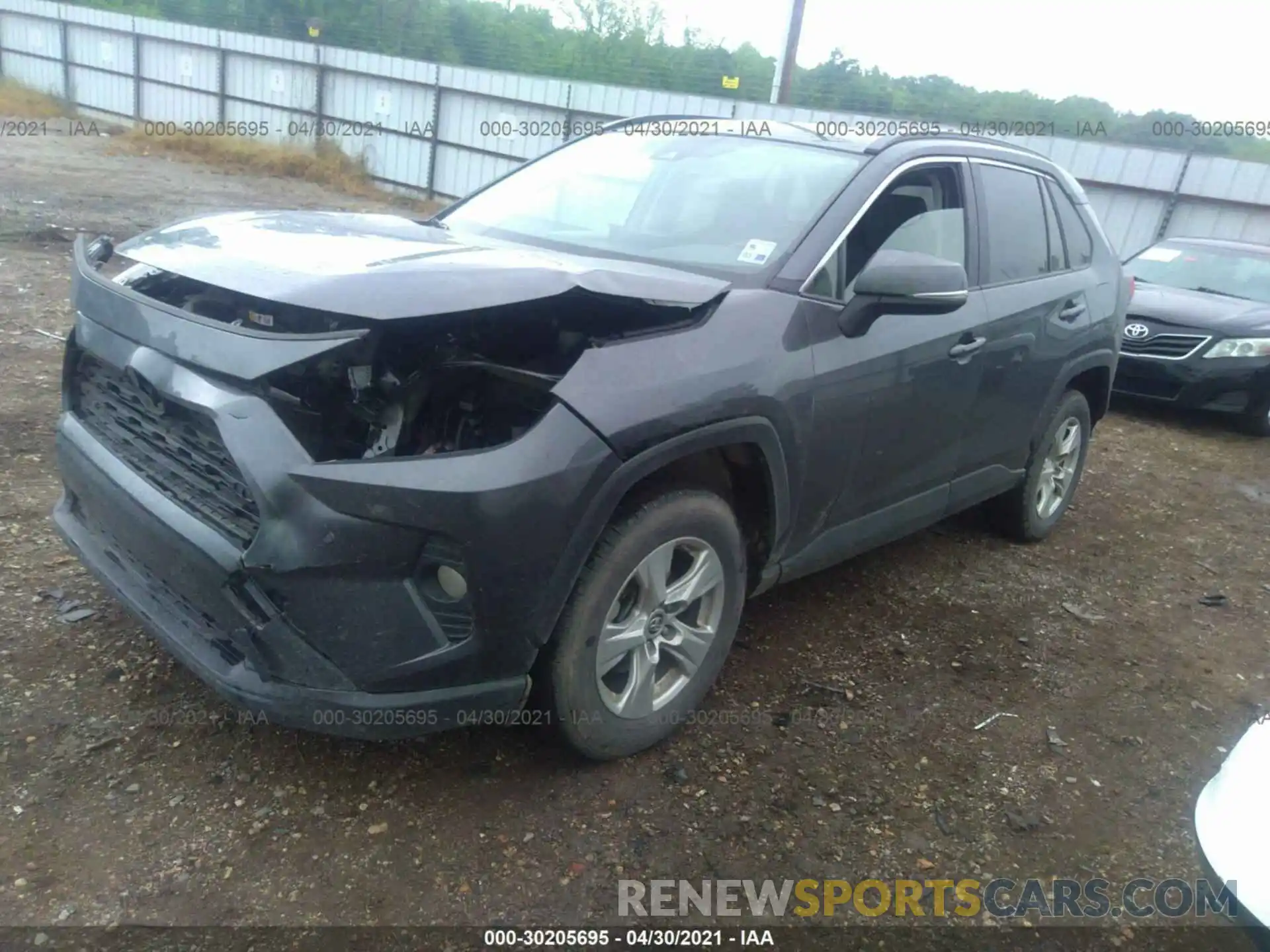 2 Фотография поврежденного автомобиля JTMW1RFV4KD003543 TOYOTA RAV4 2019