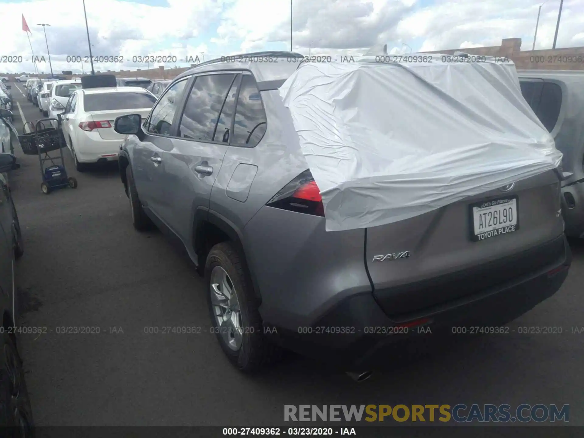 3 Photograph of a damaged car JTMW1RFV4KD004868 TOYOTA RAV4 2019