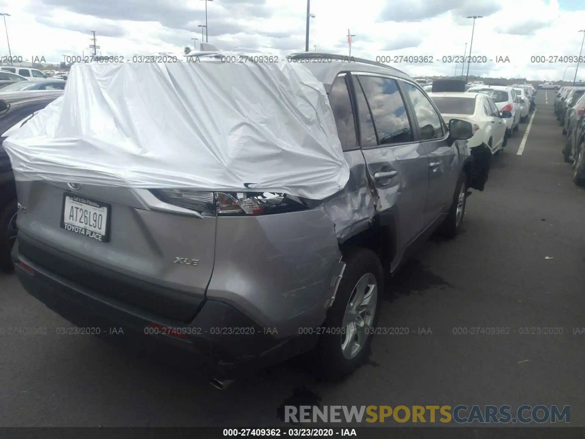 4 Photograph of a damaged car JTMW1RFV4KD004868 TOYOTA RAV4 2019