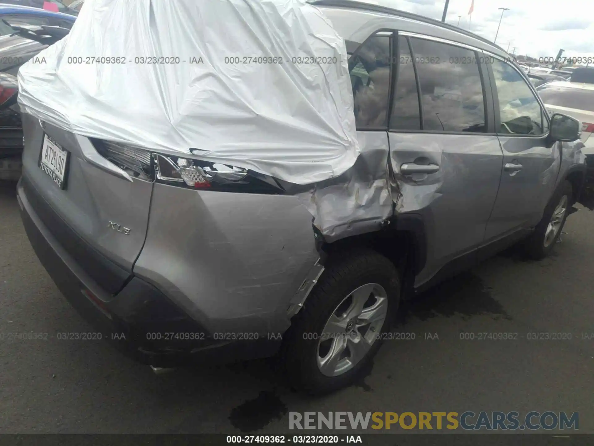 6 Photograph of a damaged car JTMW1RFV4KD004868 TOYOTA RAV4 2019