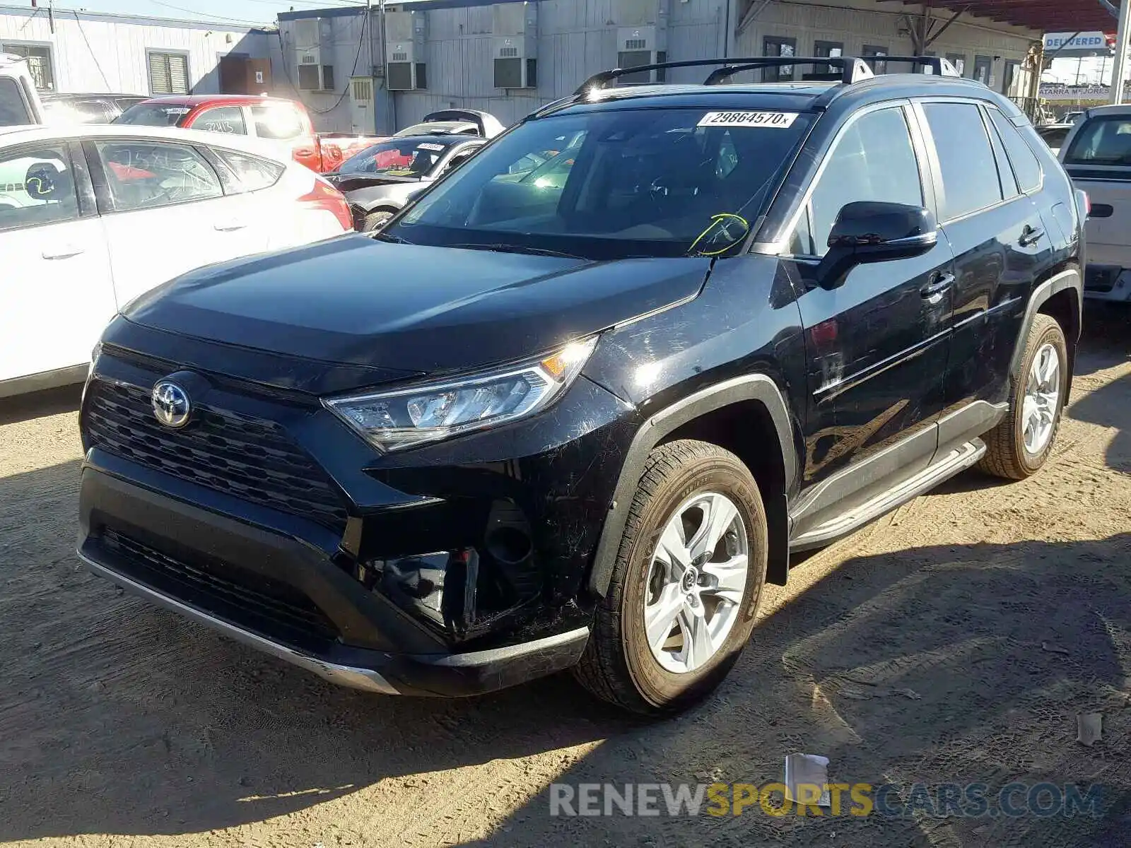 2 Фотография поврежденного автомобиля JTMW1RFV4KD008709 TOYOTA RAV4 2019