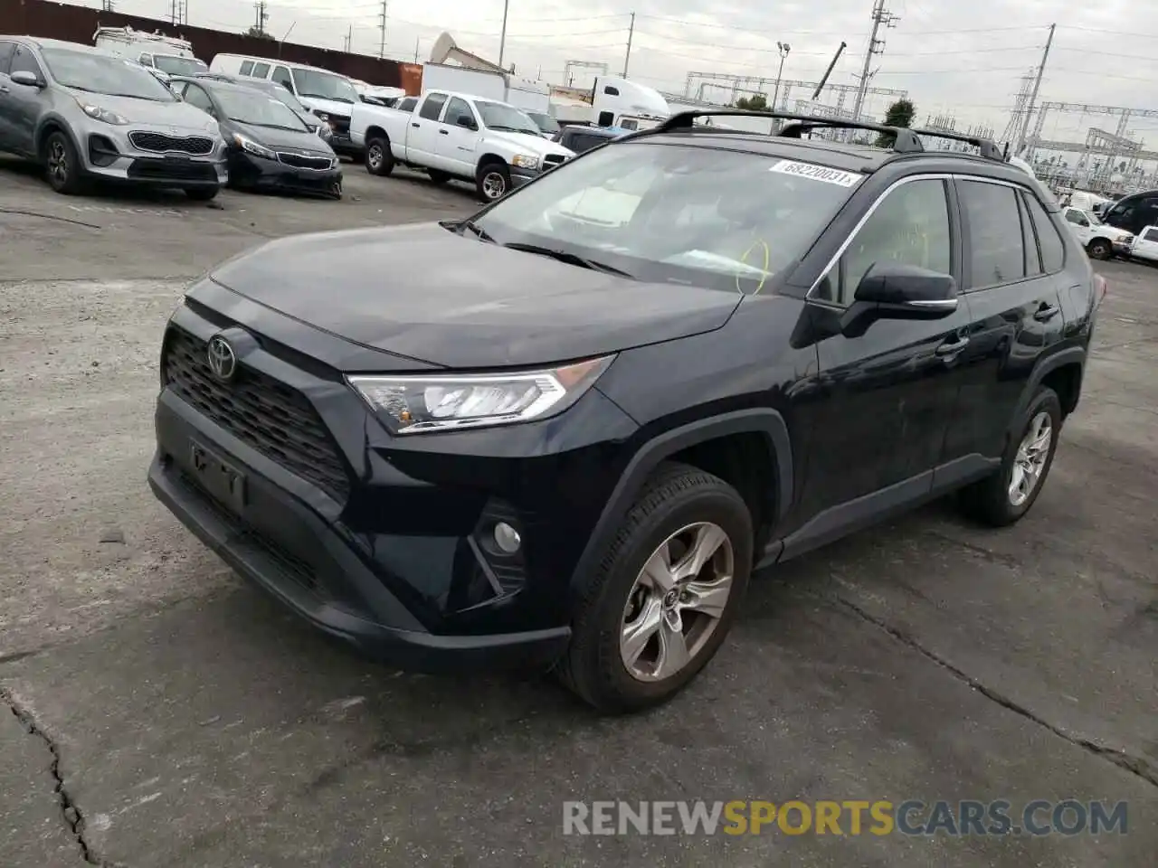 2 Photograph of a damaged car JTMW1RFV4KD010699 TOYOTA RAV4 2019