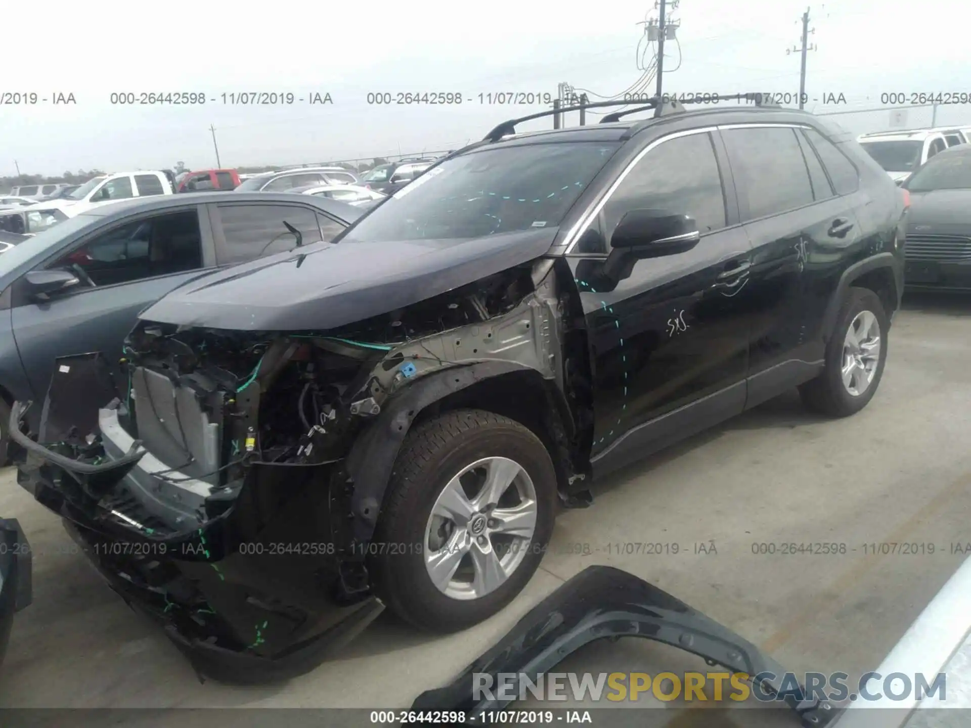 2 Photograph of a damaged car JTMW1RFV4KD010752 TOYOTA RAV4 2019