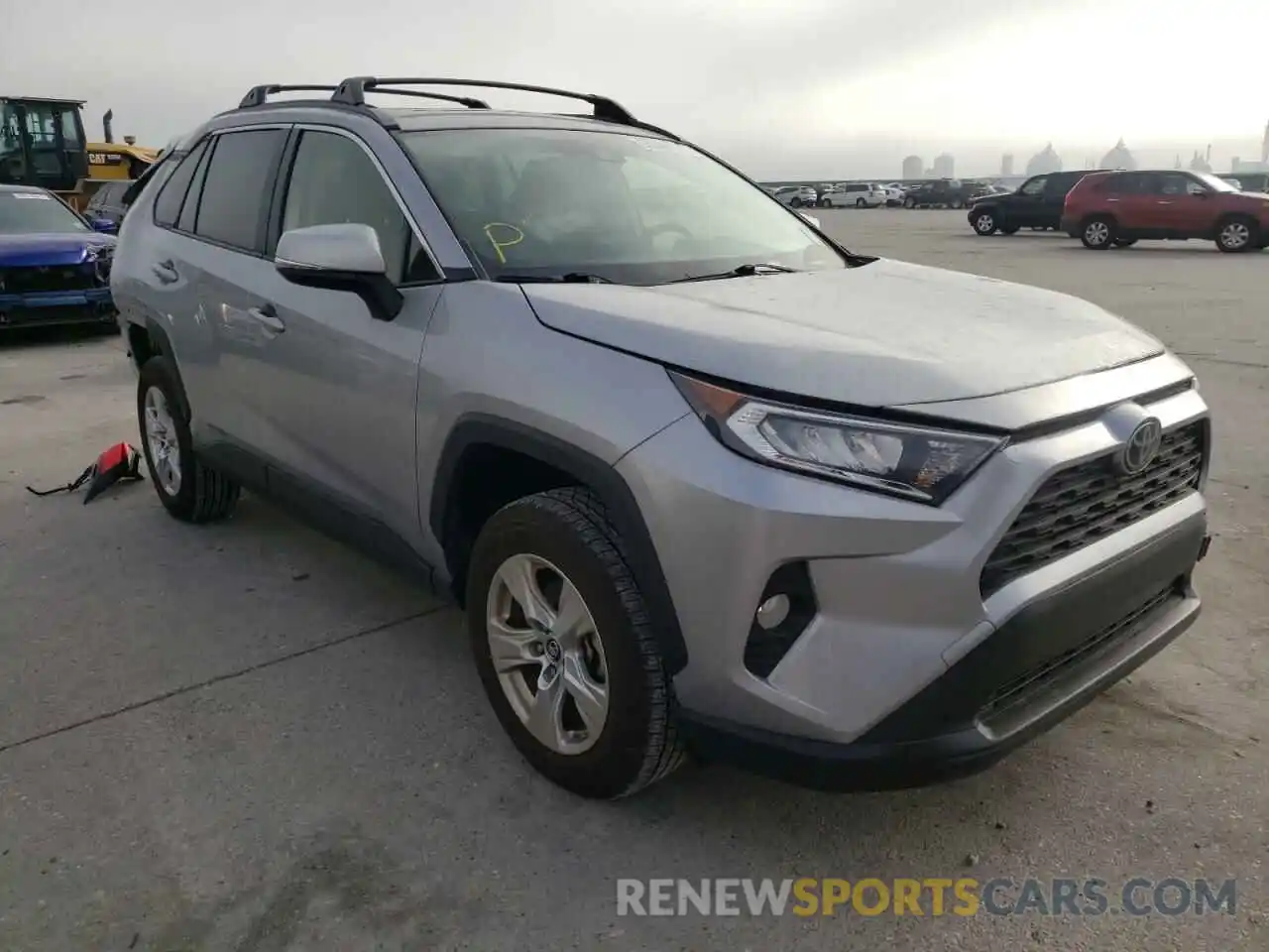 1 Photograph of a damaged car JTMW1RFV4KD014204 TOYOTA RAV4 2019