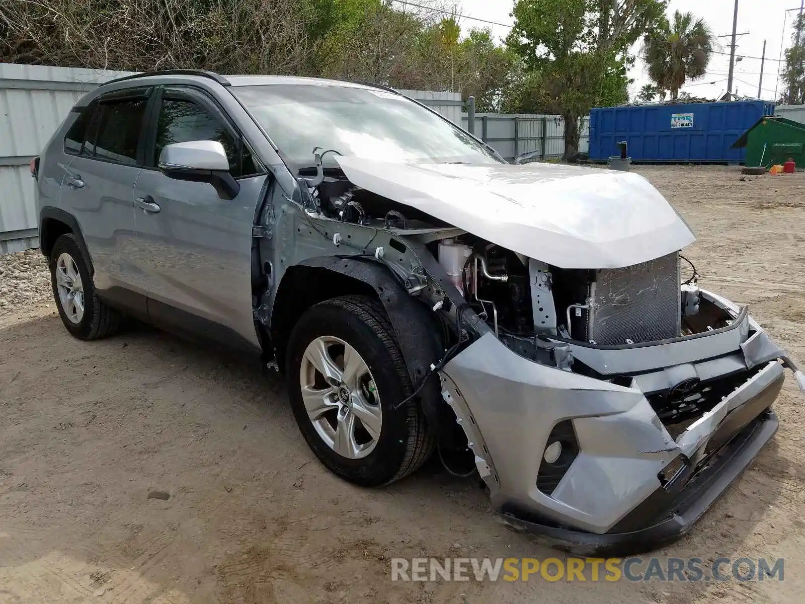 1 Photograph of a damaged car JTMW1RFV4KD014235 TOYOTA RAV4 2019