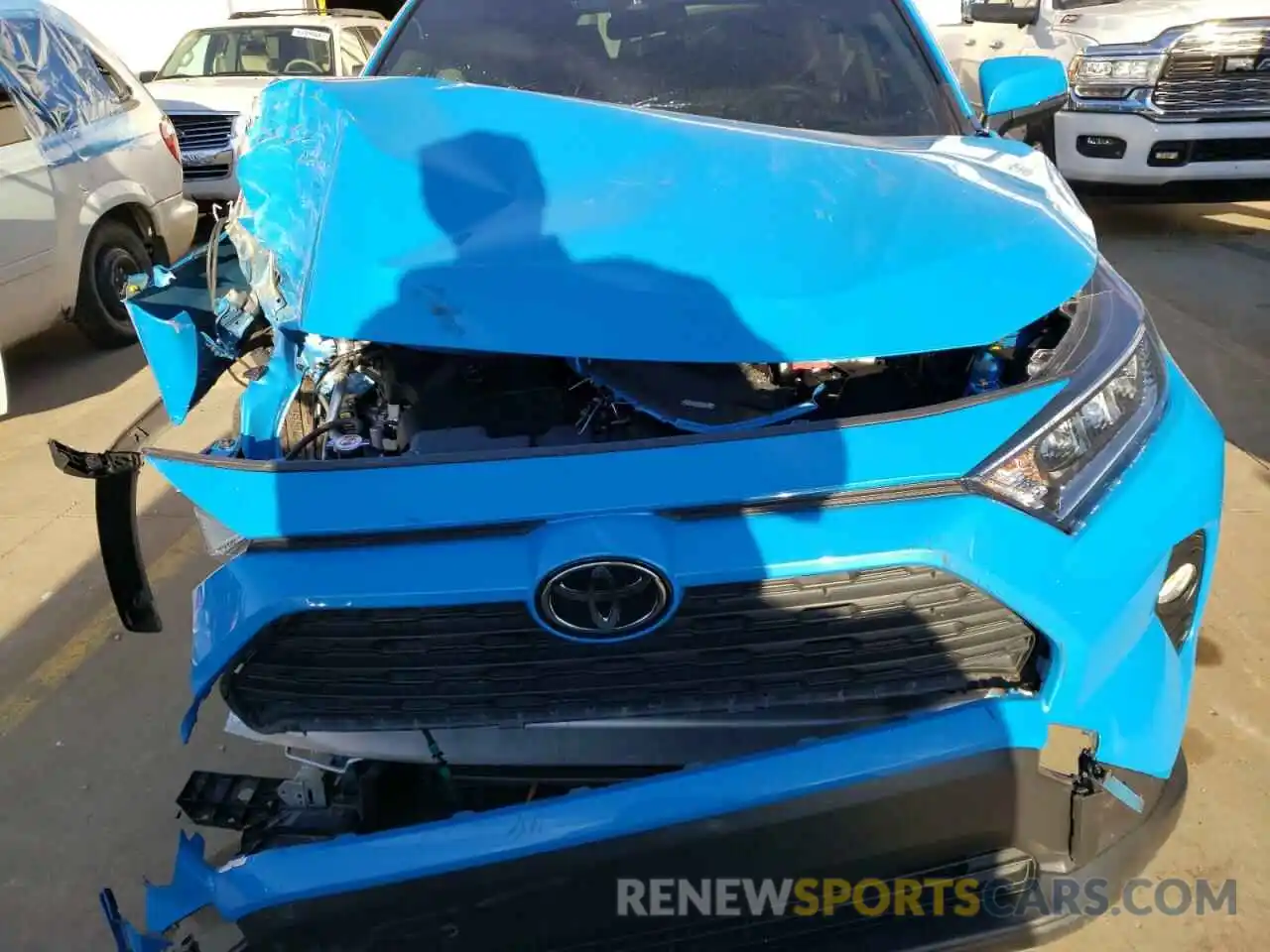 7 Photograph of a damaged car JTMW1RFV4KD014381 TOYOTA RAV4 2019