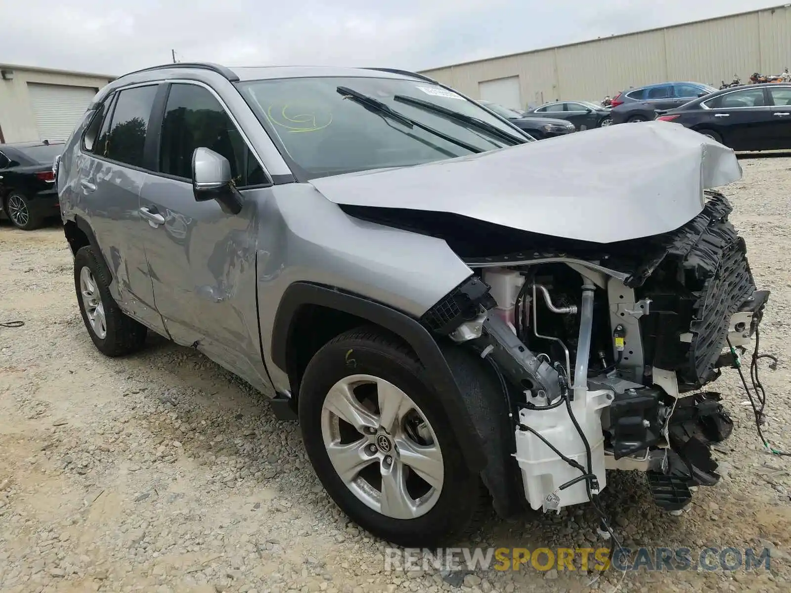 1 Photograph of a damaged car JTMW1RFV4KD015885 TOYOTA RAV4 2019