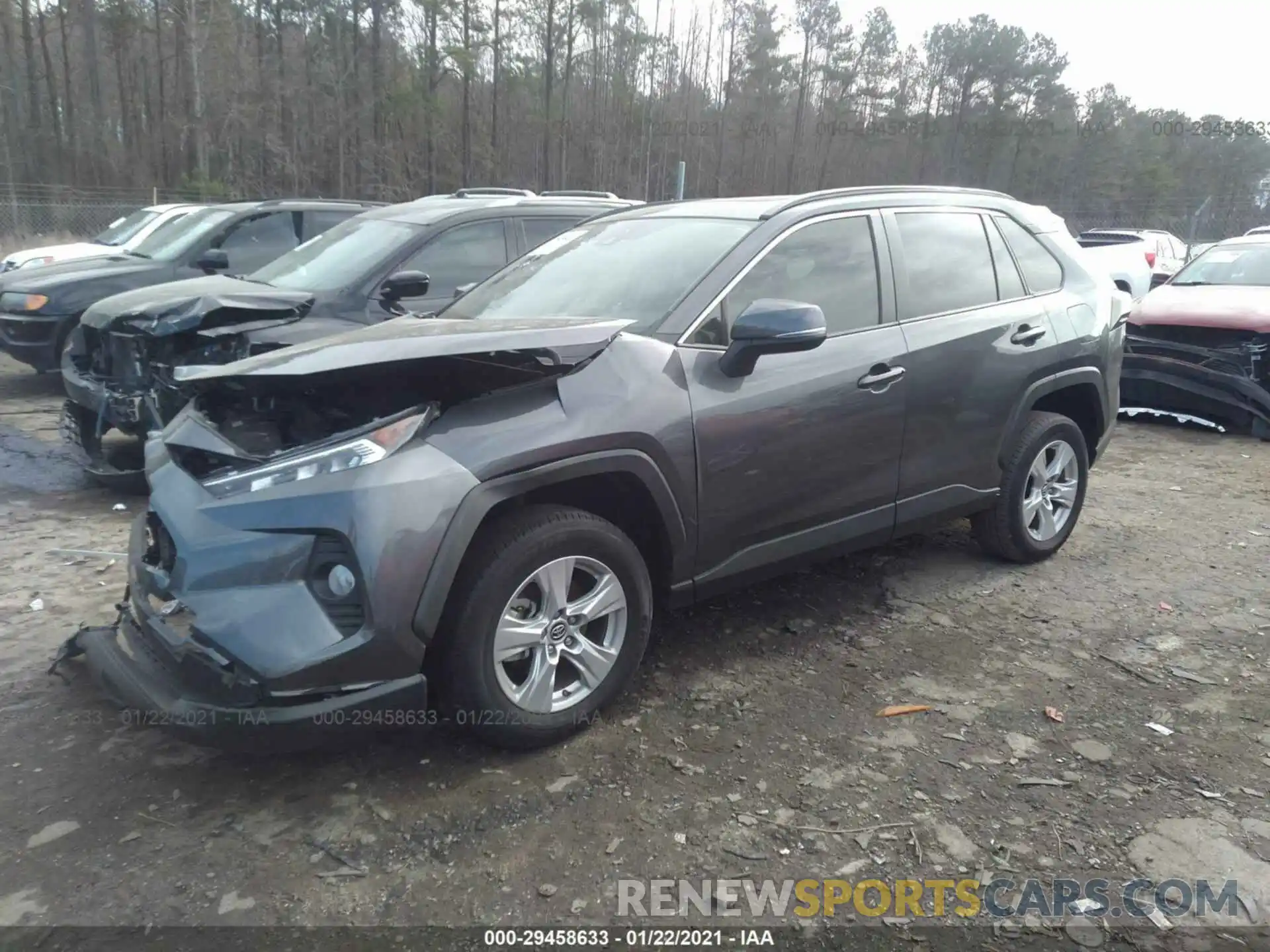 2 Photograph of a damaged car JTMW1RFV4KD016258 TOYOTA RAV4 2019