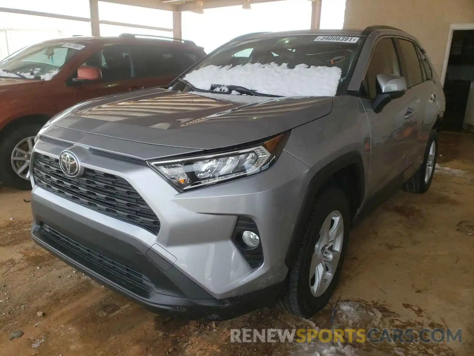 2 Photograph of a damaged car JTMW1RFV4KD020343 TOYOTA RAV4 2019