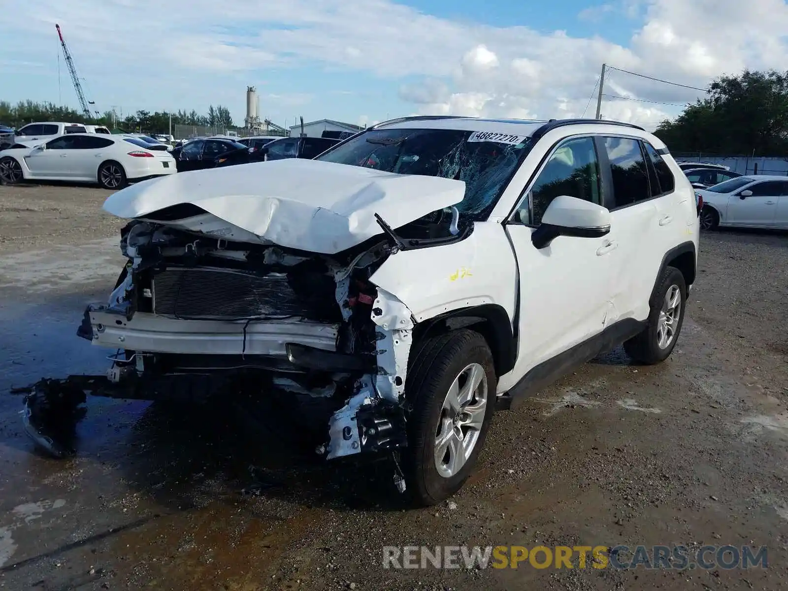 2 Фотография поврежденного автомобиля JTMW1RFV4KD031777 TOYOTA RAV4 2019