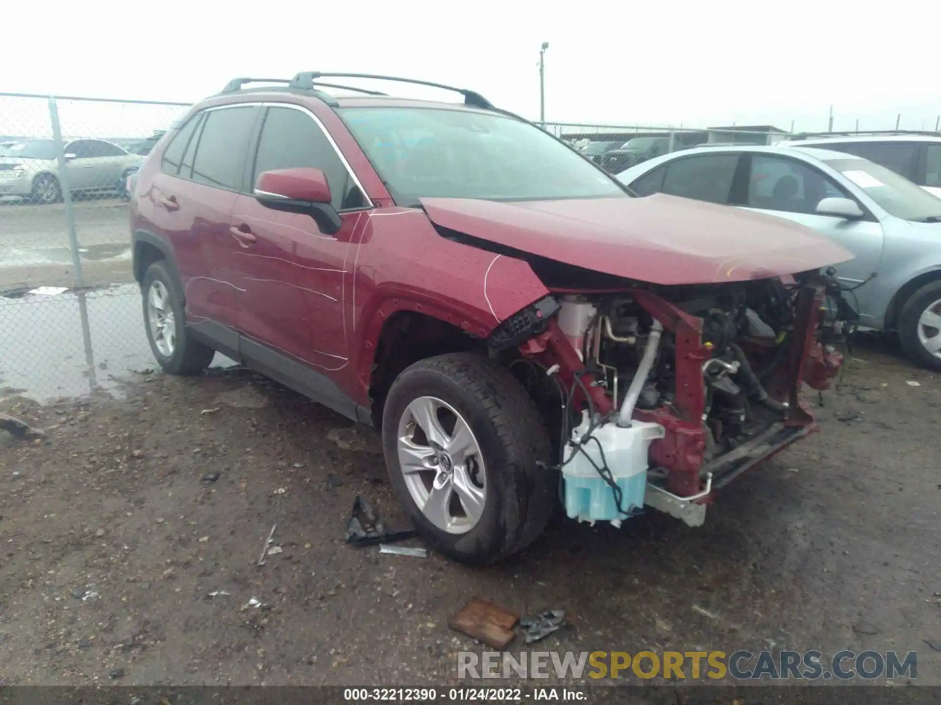 1 Photograph of a damaged car JTMW1RFV4KD034274 TOYOTA RAV4 2019