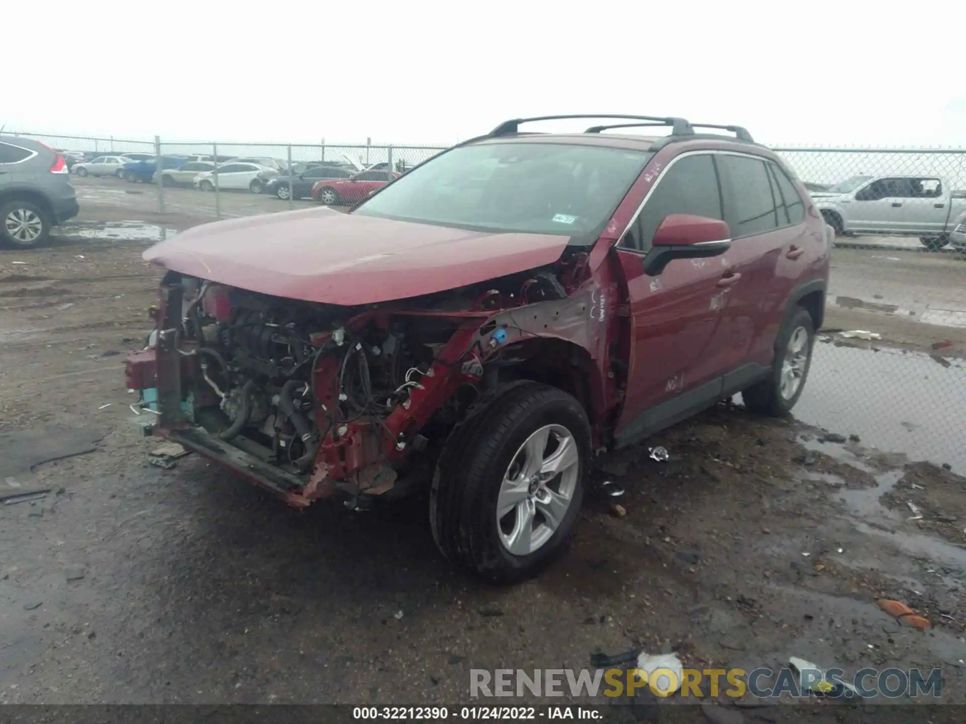 2 Photograph of a damaged car JTMW1RFV4KD034274 TOYOTA RAV4 2019