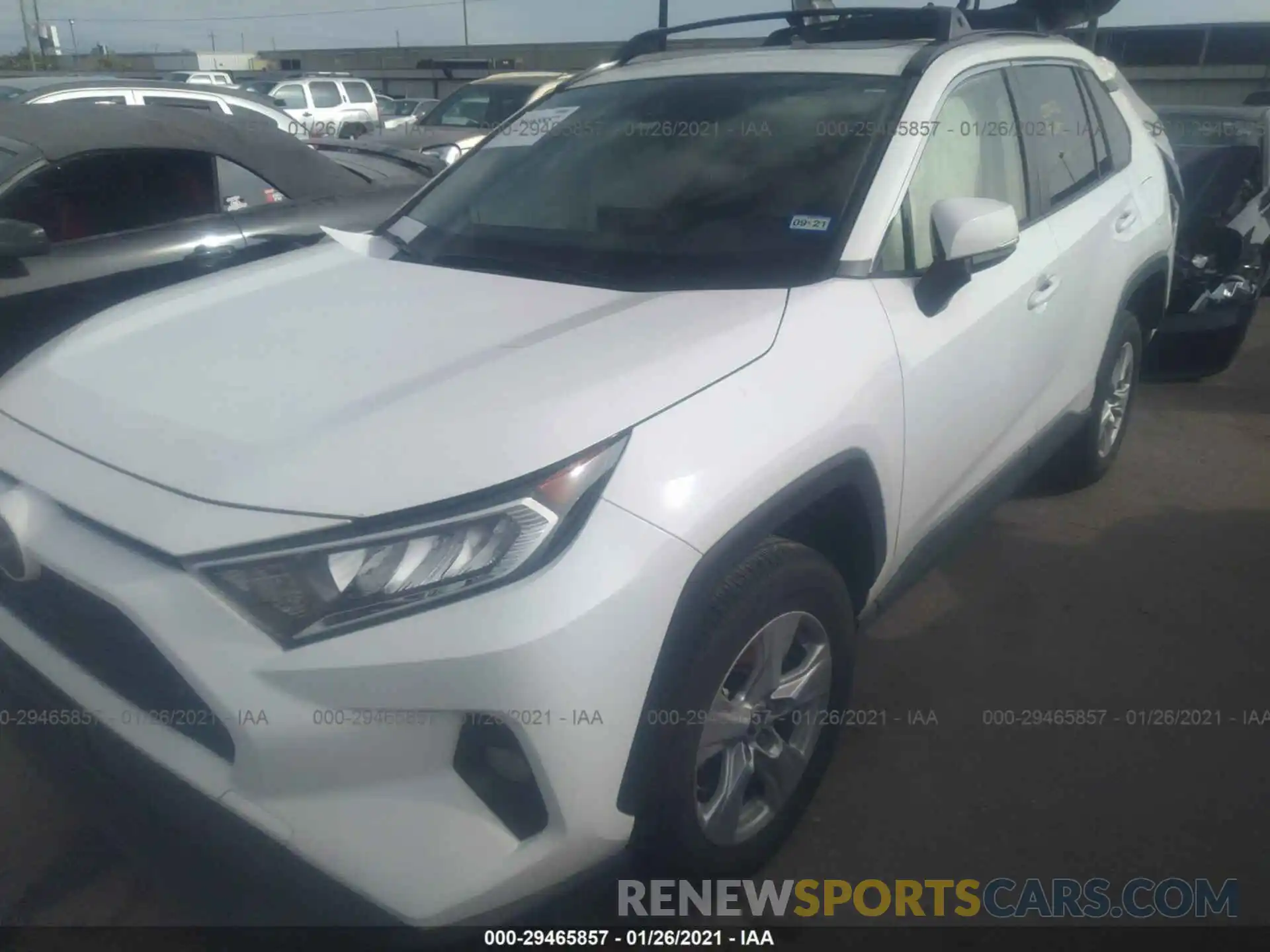 2 Фотография поврежденного автомобиля JTMW1RFV4KD034937 TOYOTA RAV4 2019