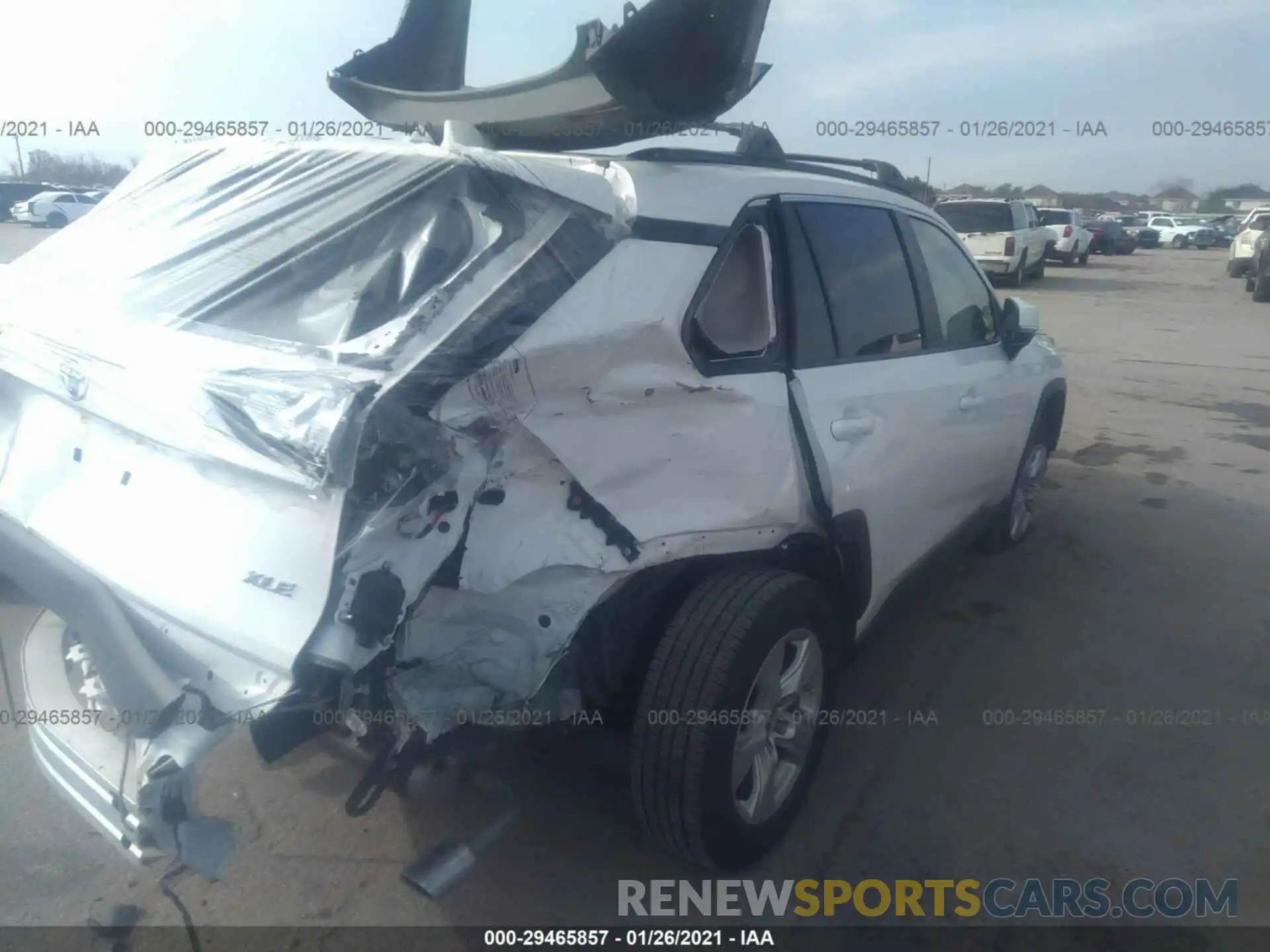 4 Photograph of a damaged car JTMW1RFV4KD034937 TOYOTA RAV4 2019