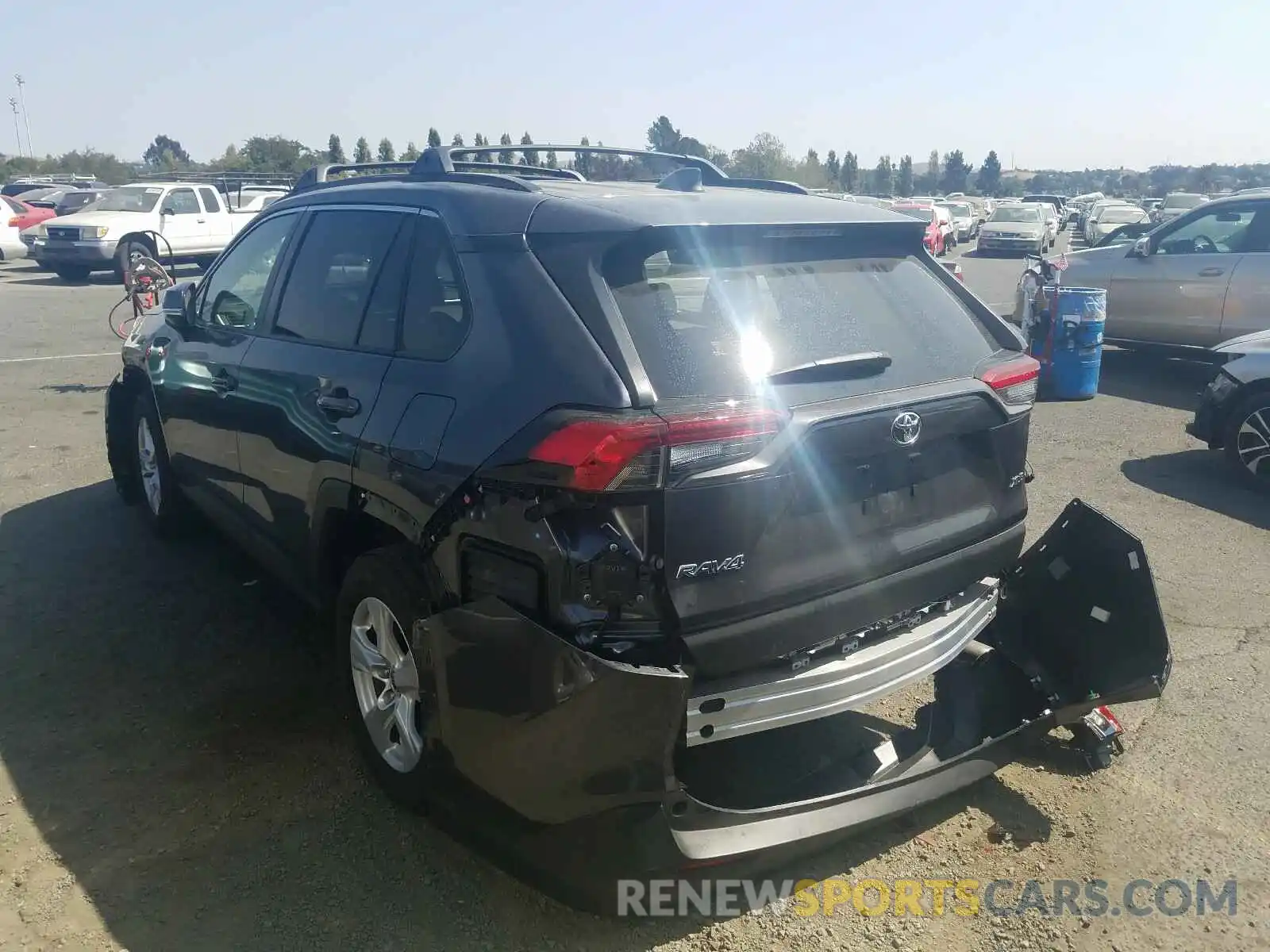 3 Photograph of a damaged car JTMW1RFV4KD036199 TOYOTA RAV4 2019