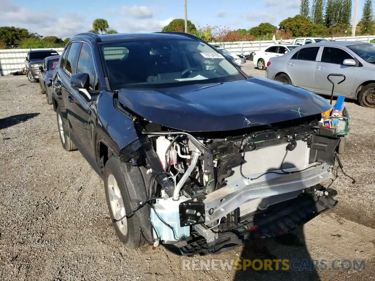 1 Photograph of a damaged car JTMW1RFV4KD037367 TOYOTA RAV4 2019