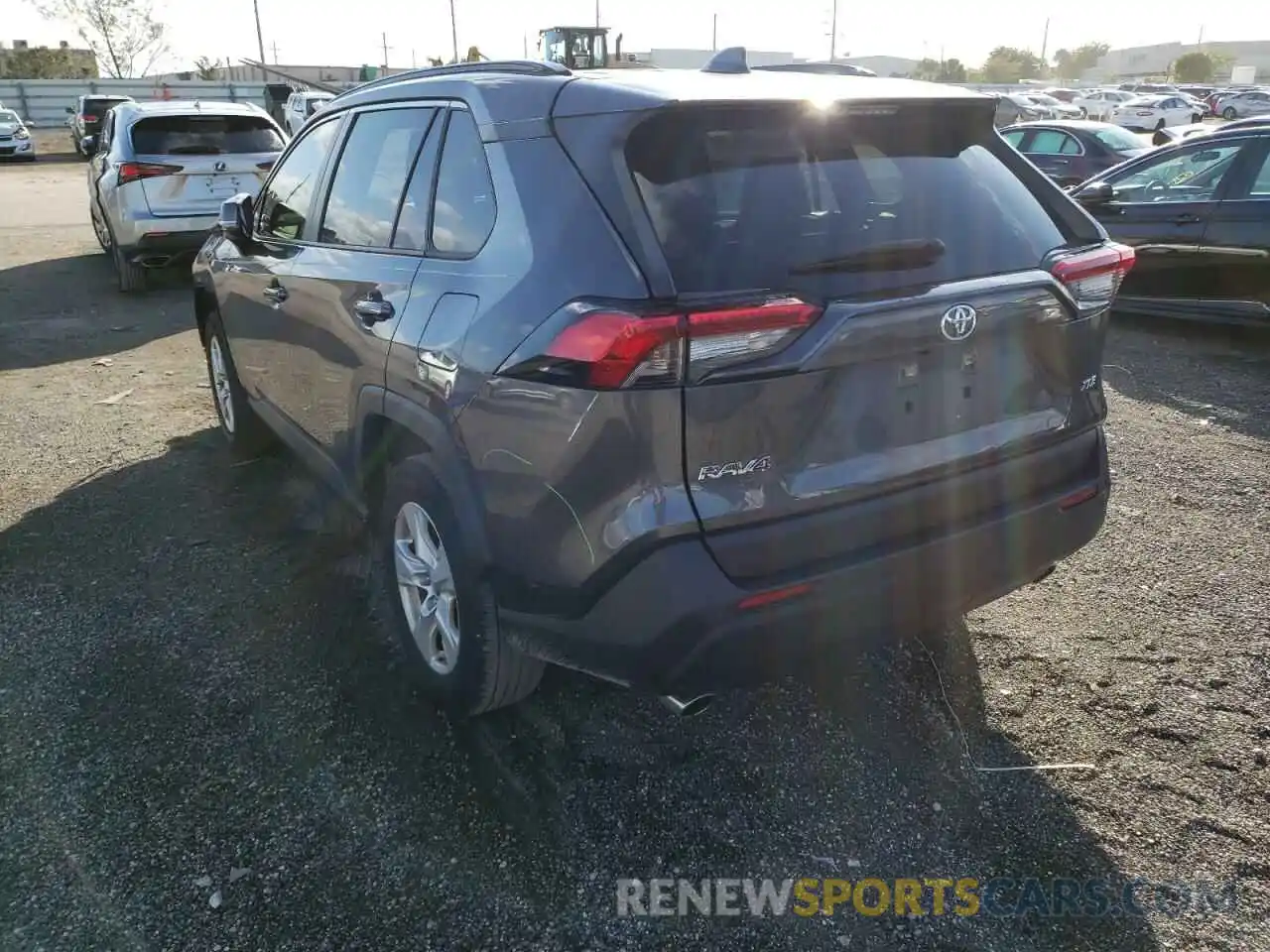 3 Photograph of a damaged car JTMW1RFV4KD037367 TOYOTA RAV4 2019