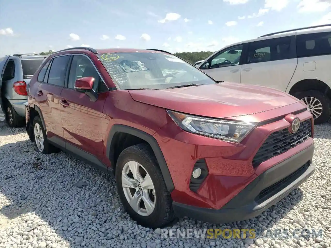 1 Photograph of a damaged car JTMW1RFV4KD037546 TOYOTA RAV4 2019