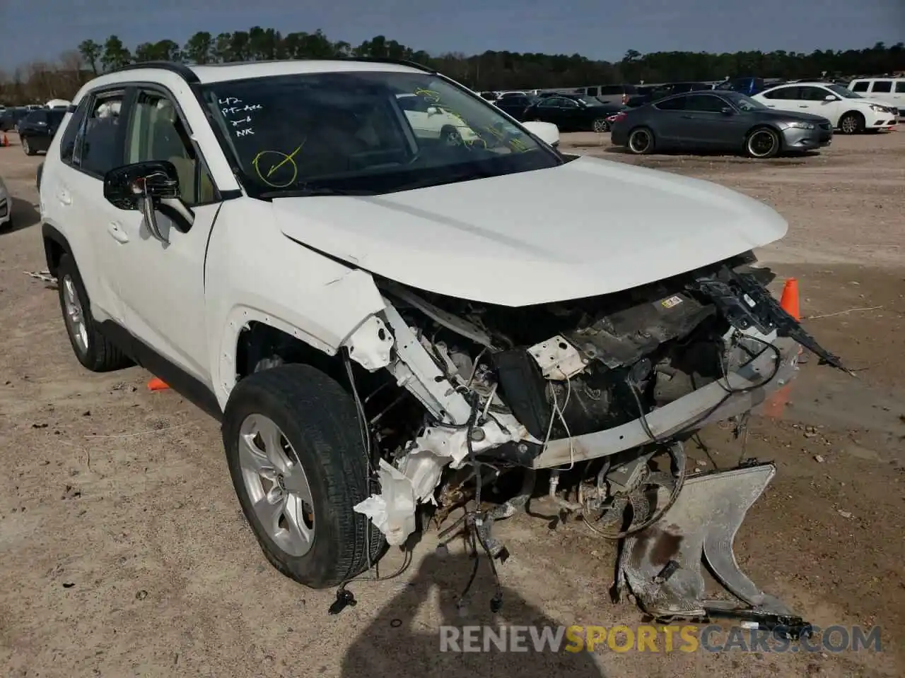 1 Photograph of a damaged car JTMW1RFV4KD041273 TOYOTA RAV4 2019