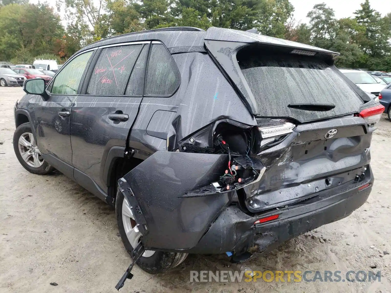 3 Photograph of a damaged car JTMW1RFV4KD506358 TOYOTA RAV4 2019