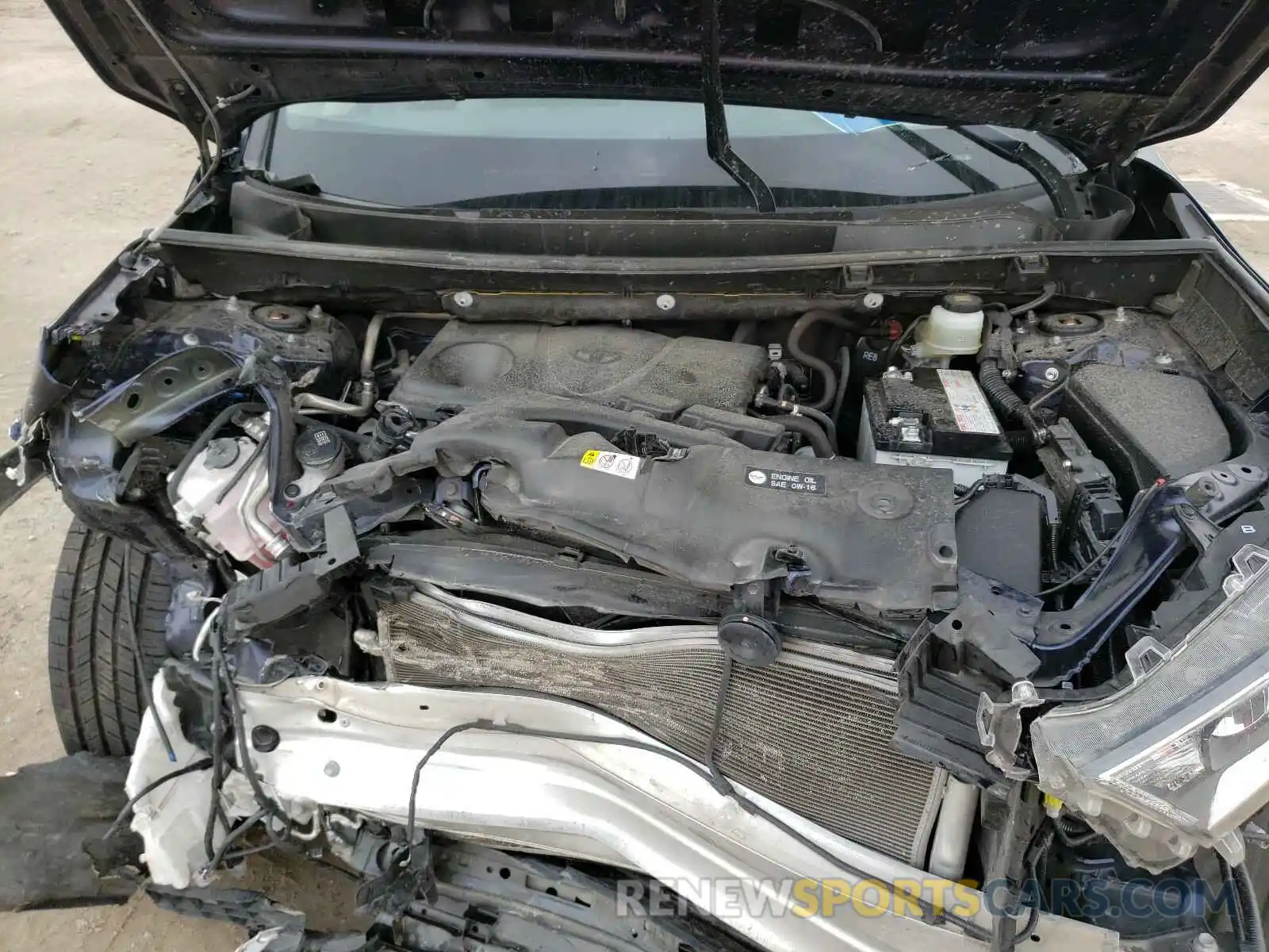 7 Фотография поврежденного автомобиля JTMW1RFV4KD508028 TOYOTA RAV4 2019