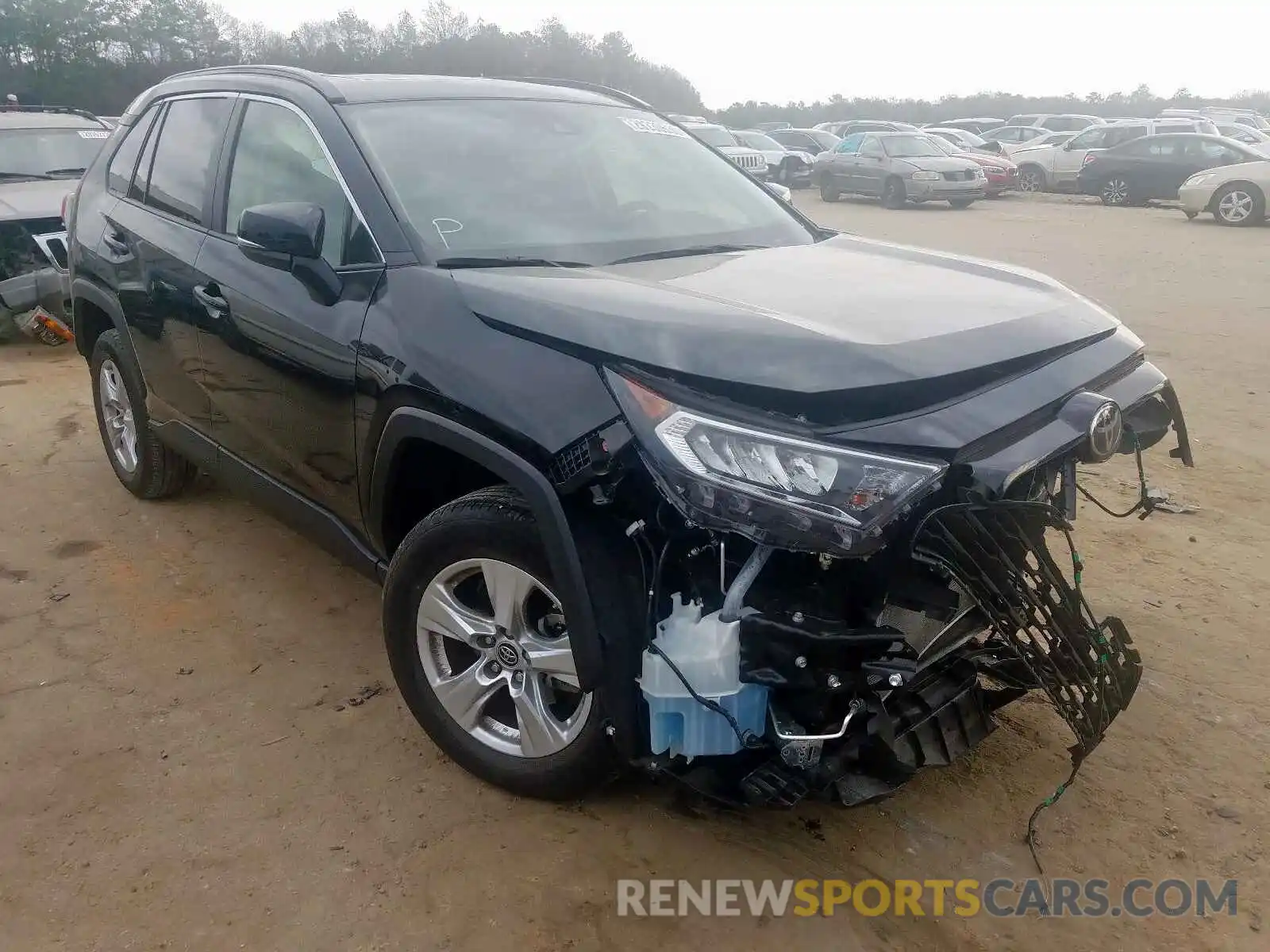 1 Photograph of a damaged car JTMW1RFV4KD510085 TOYOTA RAV4 2019