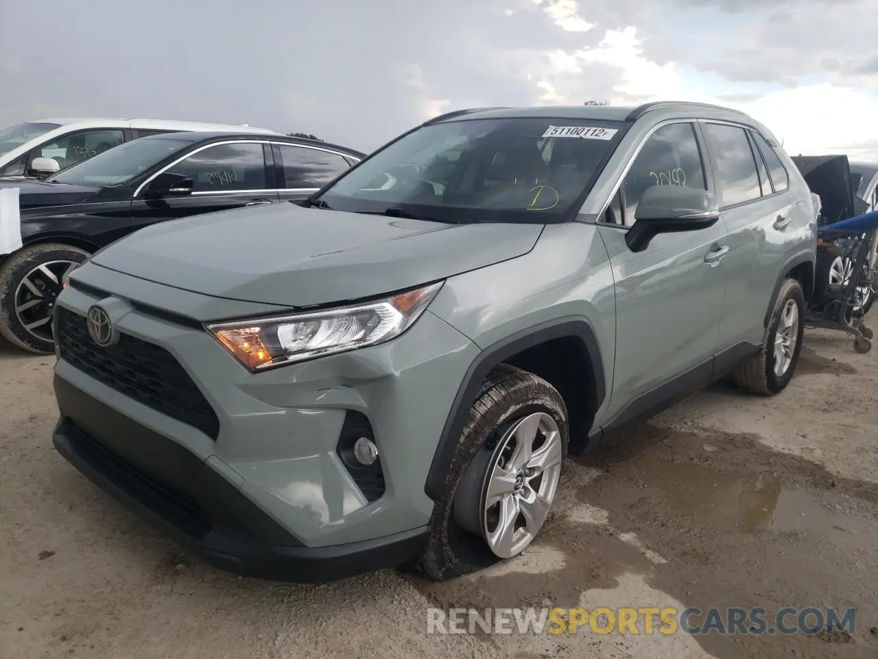 2 Фотография поврежденного автомобиля JTMW1RFV4KD511091 TOYOTA RAV4 2019