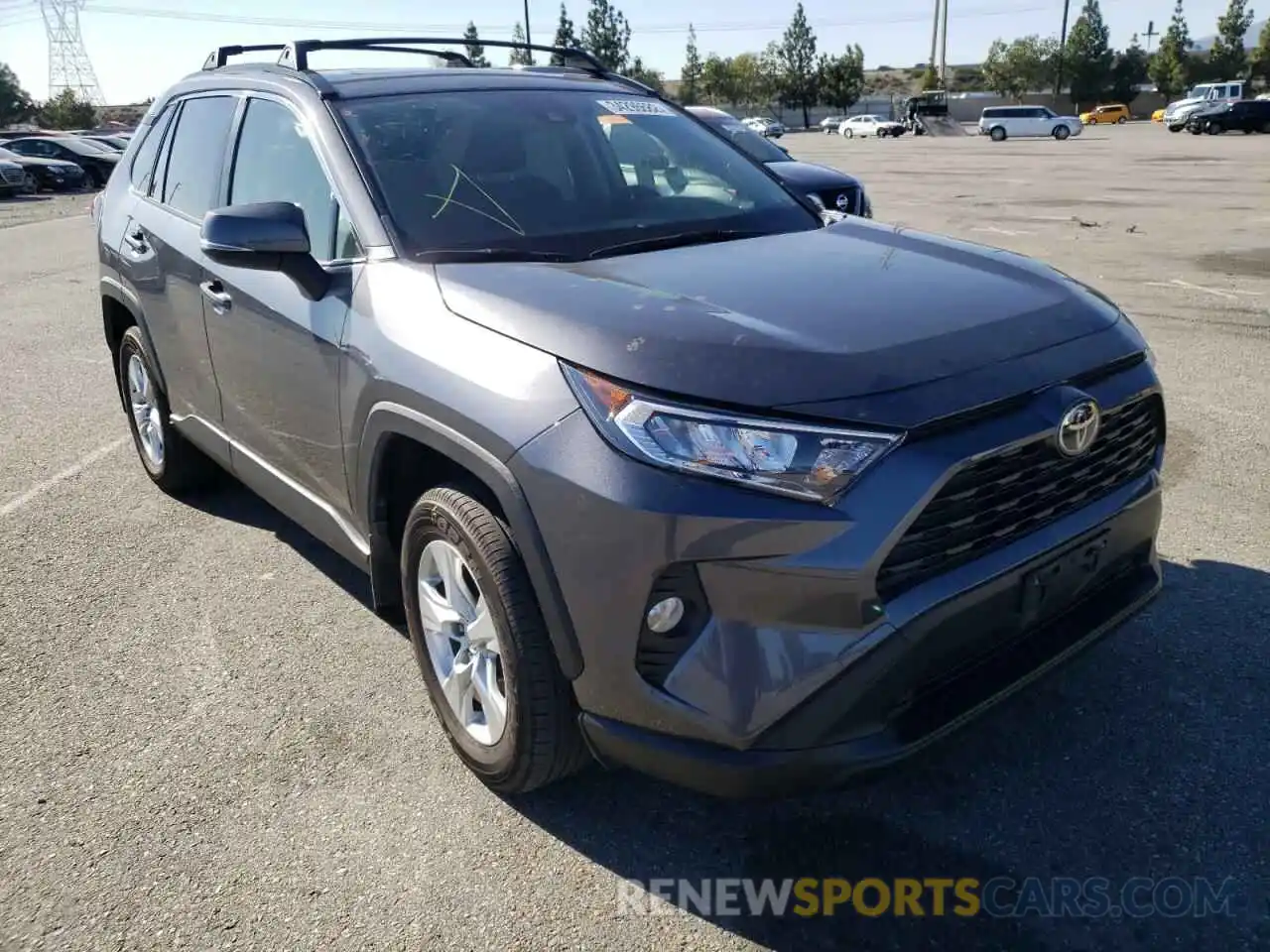 1 Photograph of a damaged car JTMW1RFV4KD513181 TOYOTA RAV4 2019