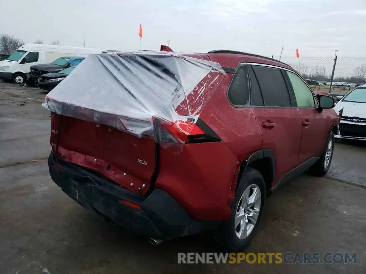 4 Фотография поврежденного автомобиля JTMW1RFV4KJ016259 TOYOTA RAV4 2019