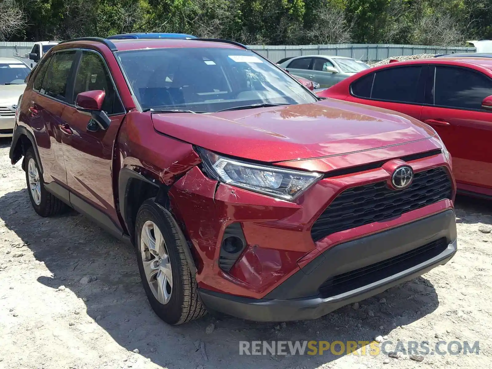 1 Photograph of a damaged car JTMW1RFV5KD002644 TOYOTA RAV4 2019