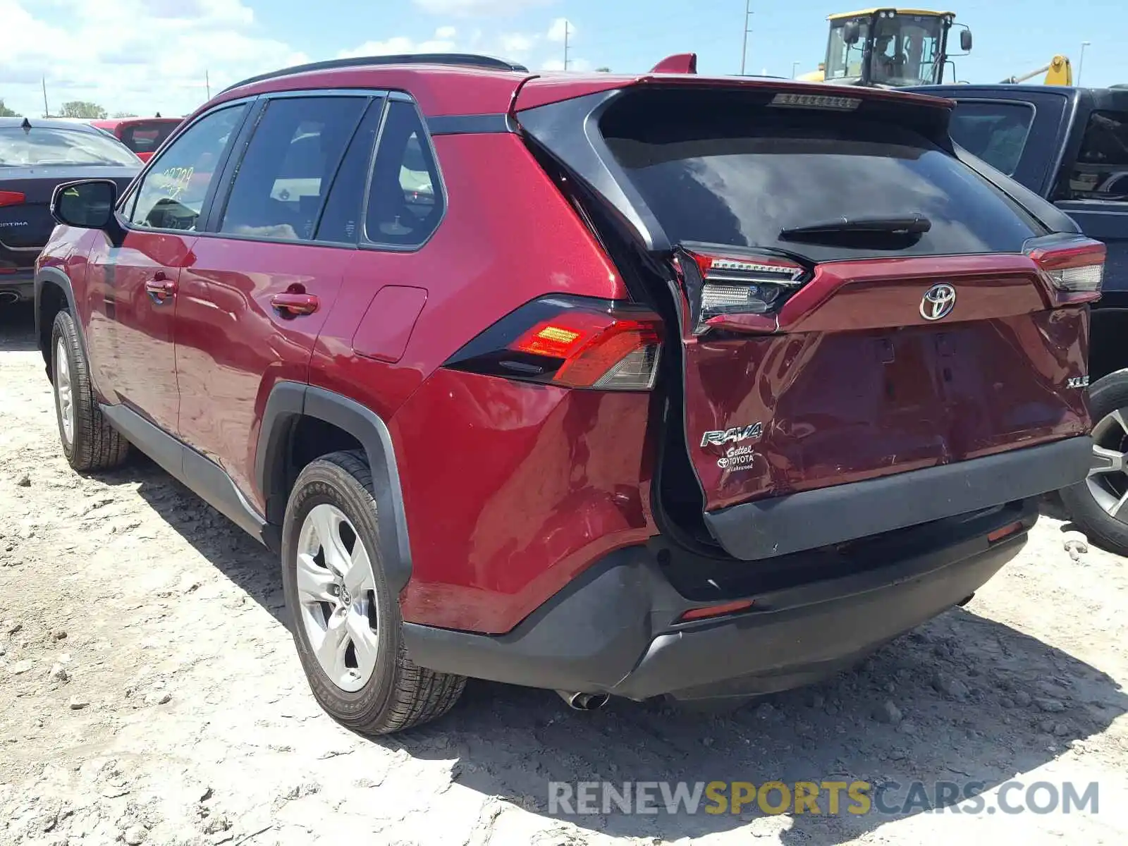 3 Photograph of a damaged car JTMW1RFV5KD002644 TOYOTA RAV4 2019